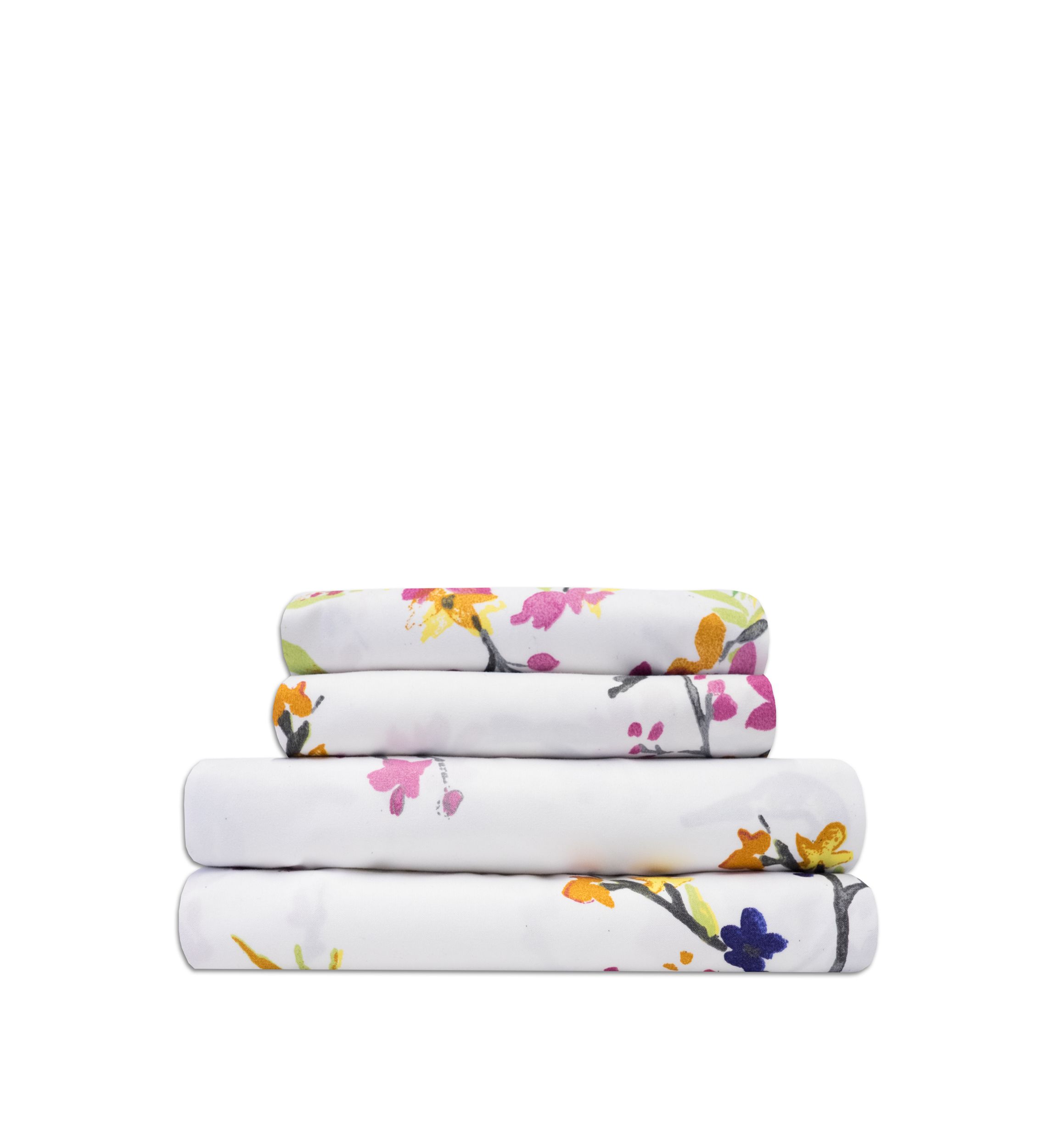 Botanical Pastel Floral Pattern 1500 Supreme Collection Sheet Set