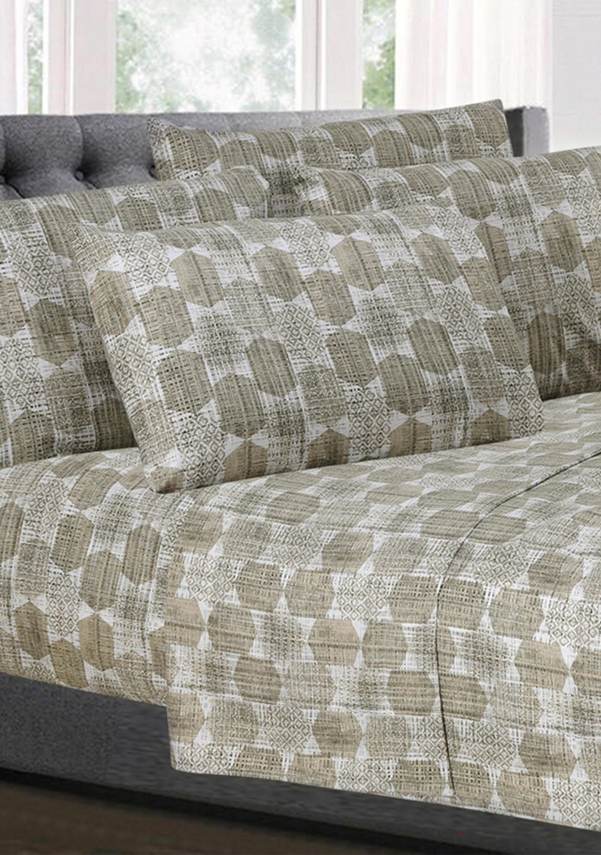 Monaco Geometric Pattern Sheet Set