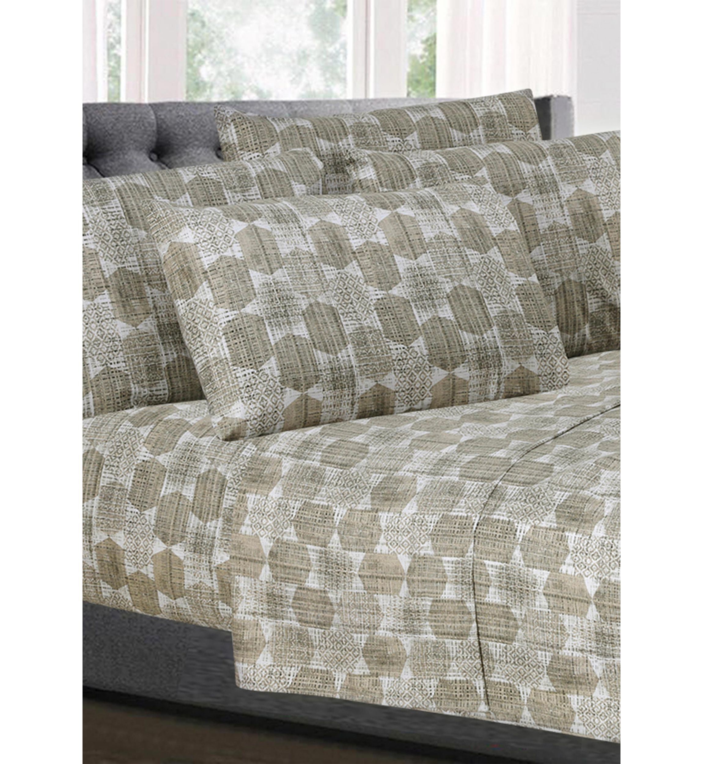 Monaco Geometric Pattern Sheet Set