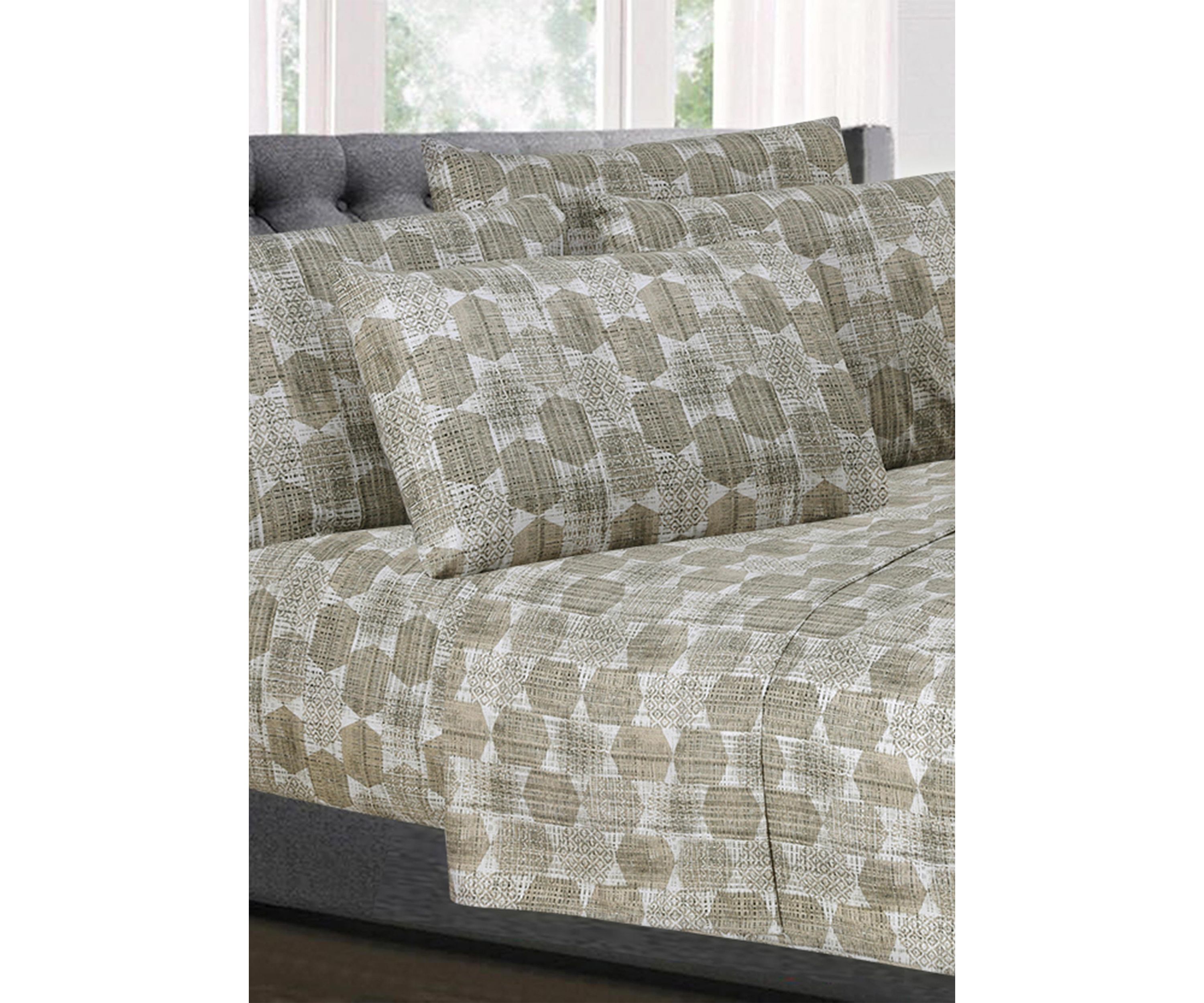 Monaco Geometric Pattern Sheet Set