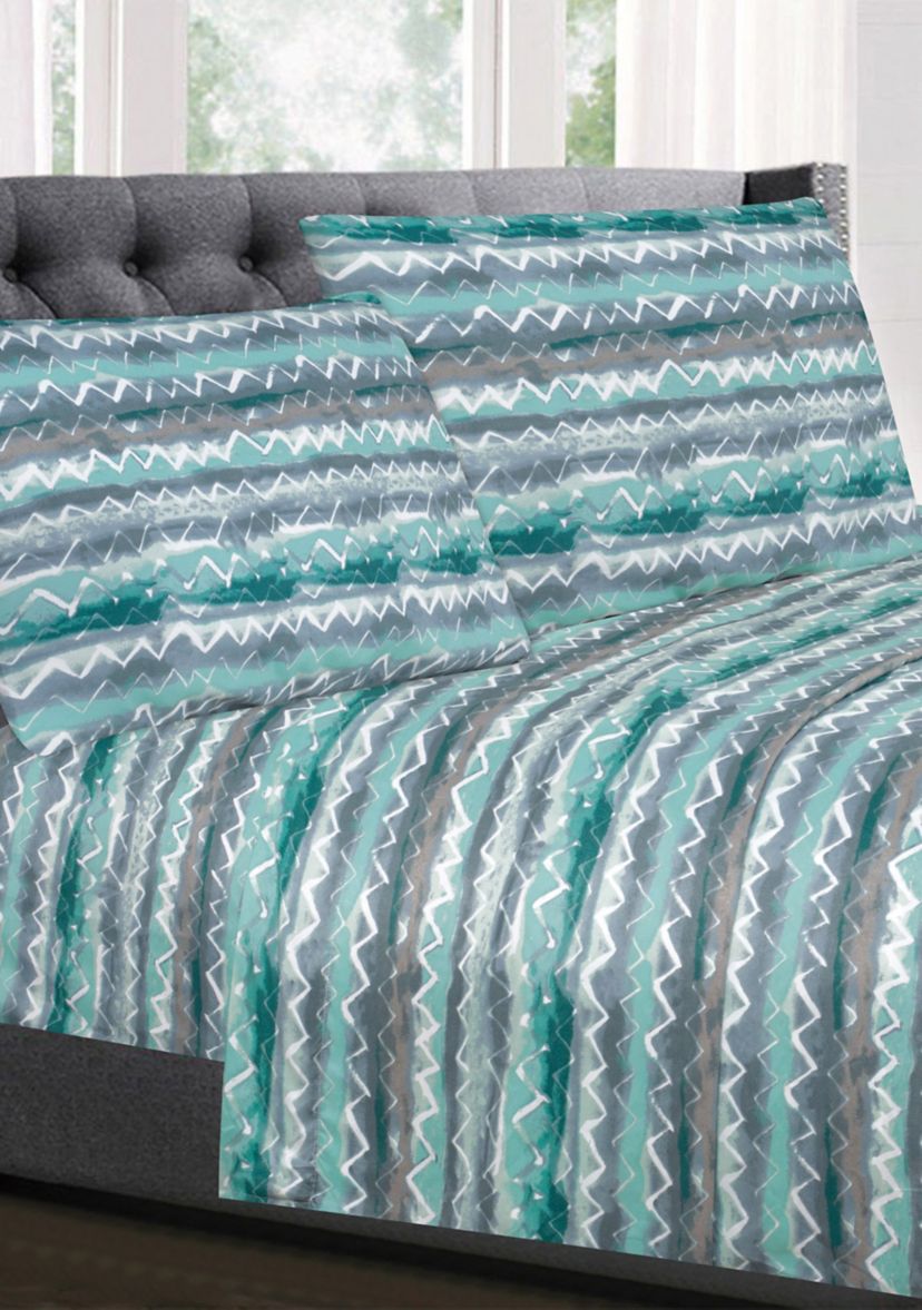 Summerset Zig Zag Pattern 1500 Supreme Collection Sheet Set