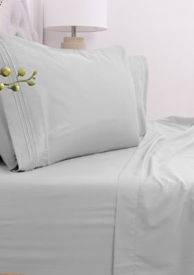 Sweet Home Collection  4-Piece Luxury Bedding Set, EXTRA DEEP pocket Queen,  Ivory, Queen - Harris Teeter