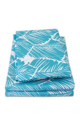 Tropical Leaf Pattern 1500 Supreme Collection Sheet Set