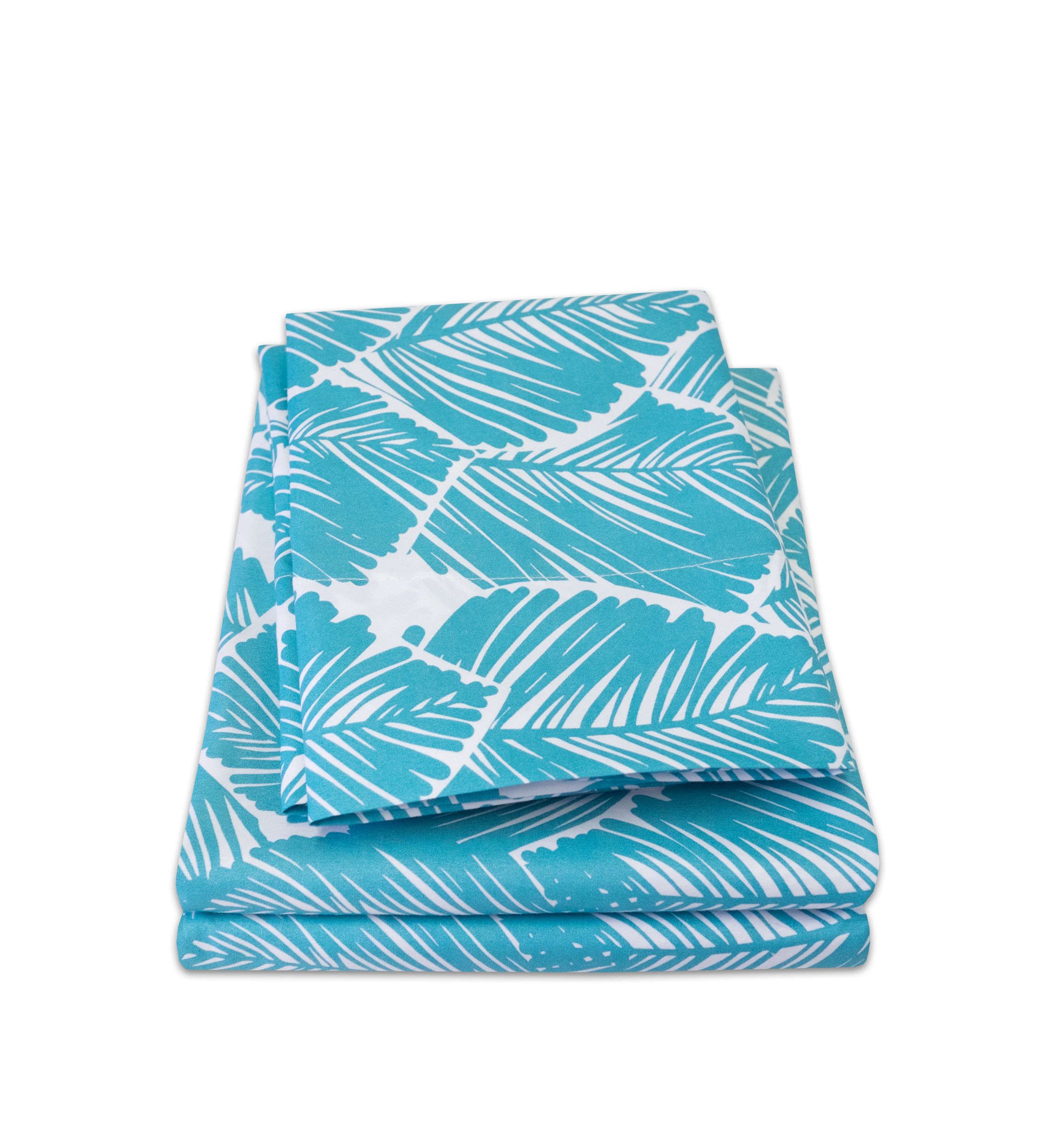 Tropical Leaf Pattern 1500 Supreme Collection Sheet Set