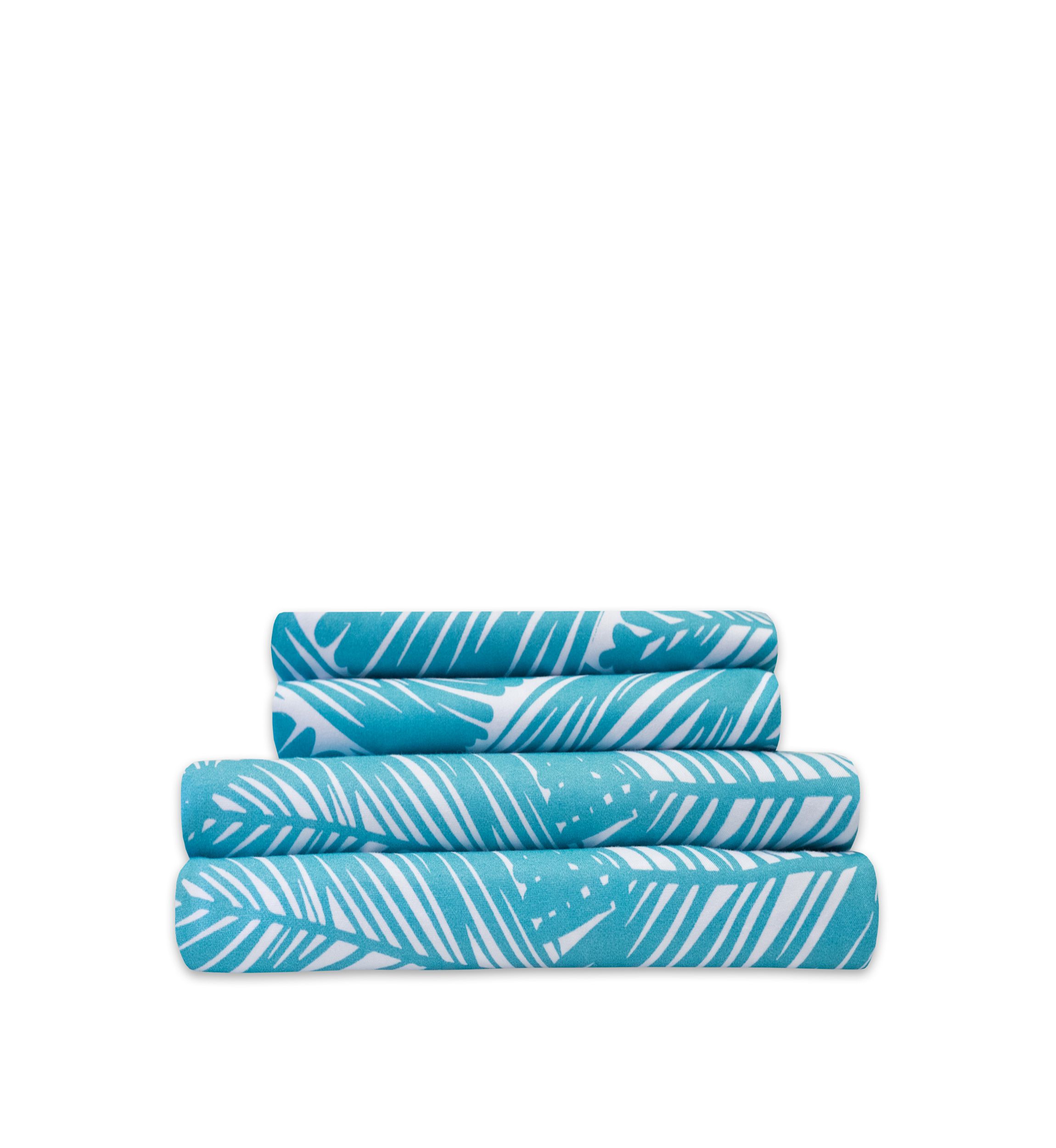 Tropical Leaf Pattern 1500 Supreme Collection Sheet Set
