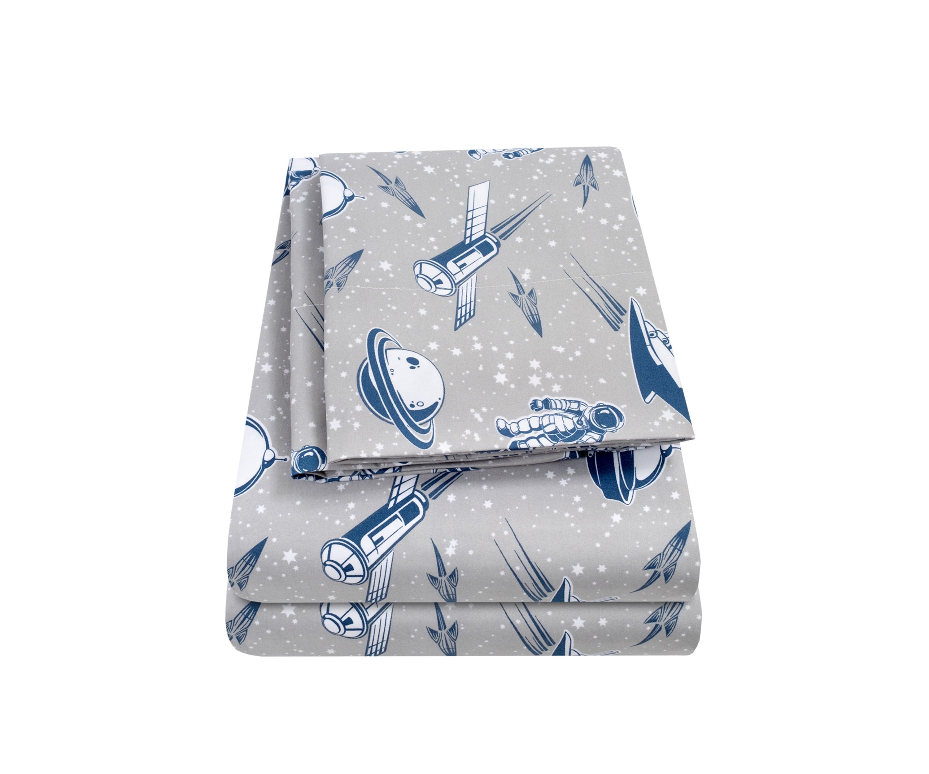 Space Ship Rocket Astronaut Kids Sheet Set