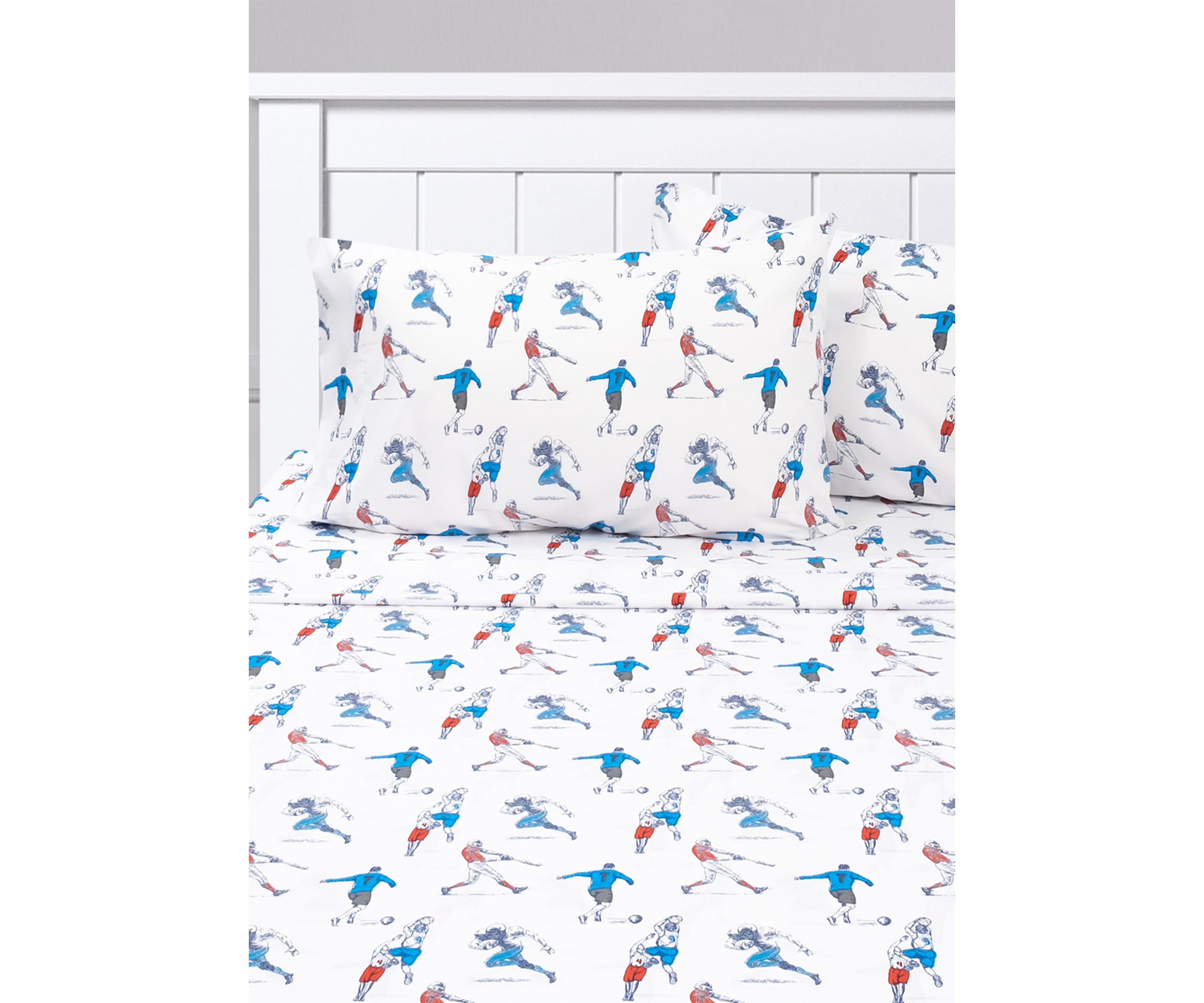 Sports Soccer Baseball, Football, Basketball Kids Sheet Set