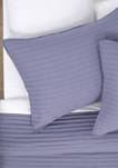 Kate Stripe Pick-Stitch Vintage Washed Quilt and Pillow Sham Set