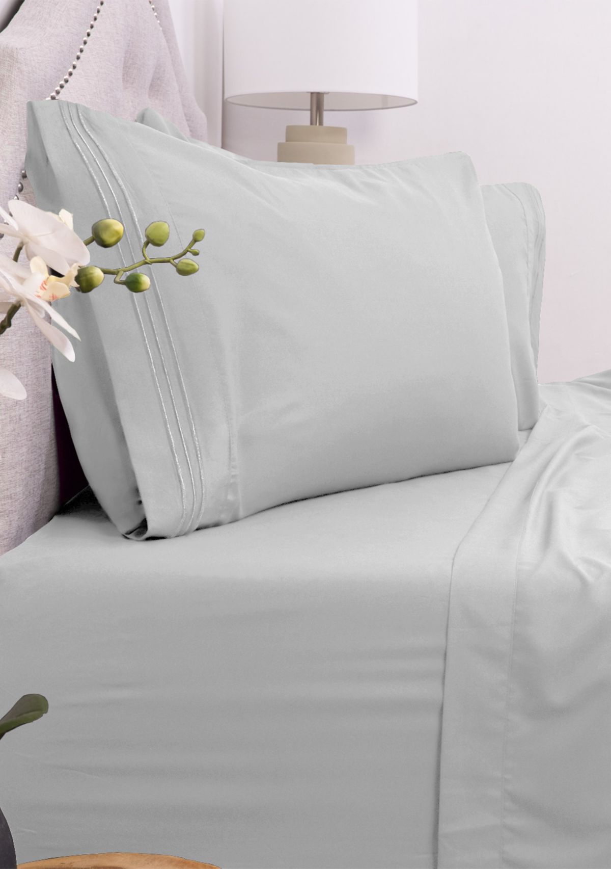1800 Series 4 Piece Deep Pocket Bed Sheet Set