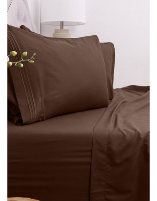 Sweet Home Collection 1800 Thread Count full Sheet Set 