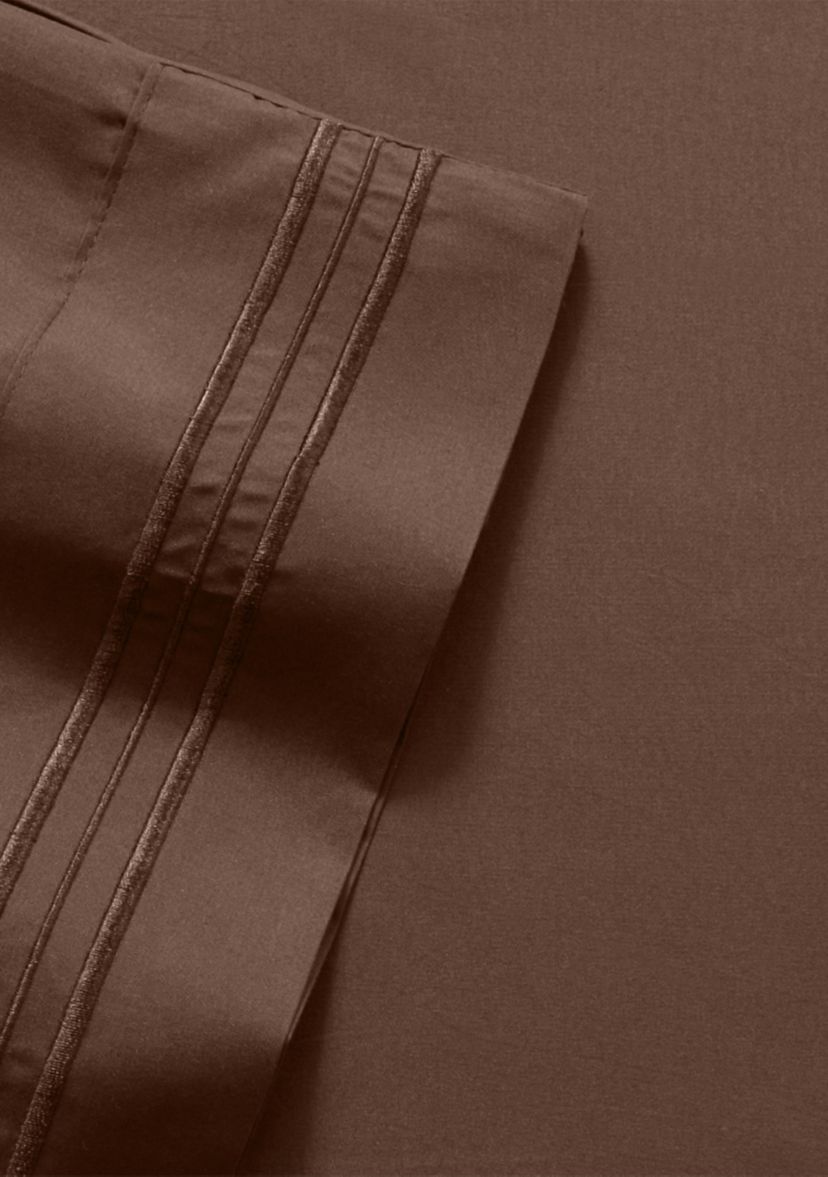 1800 Series 4 Piece Deep Pocket Bed Sheet Set