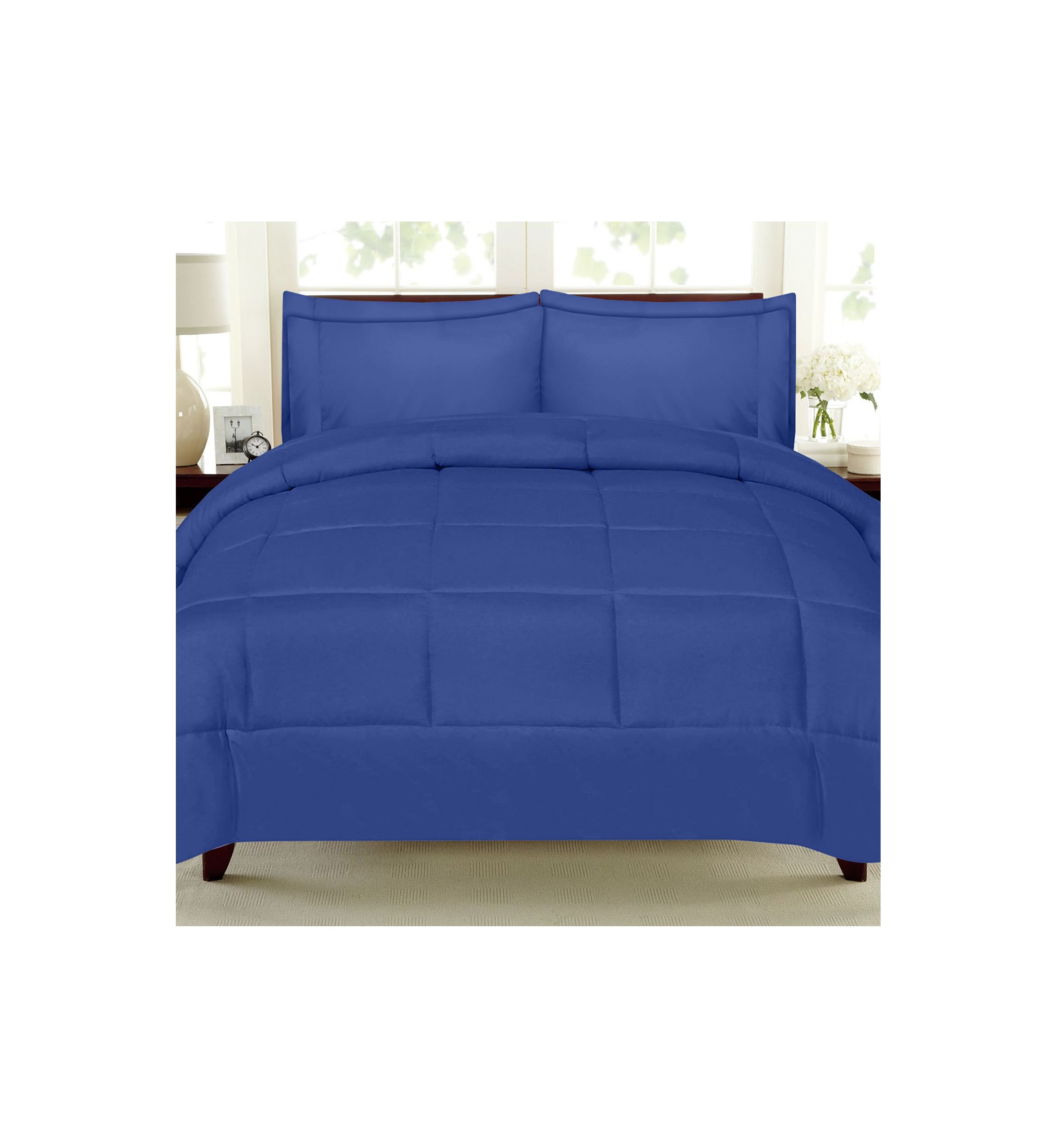 Bed-In-A-Bag Down Alternative Comforter & Sheet Set 7 Piece