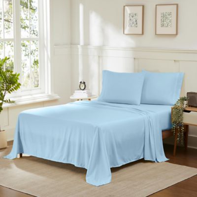 Sweet Home Collection 4 Piece Sheet Set, Ultra Soft 1800 Series, Double Brushed Microfiber, Grey, King Split