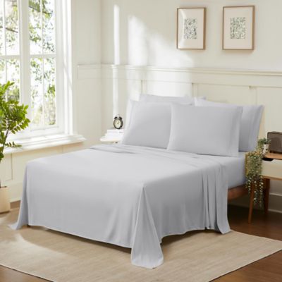 Sweet Home Collection 6 Piece Sheet Set, Ultra Soft 1800 Series, Double Brushed Microfiber, Grey, King