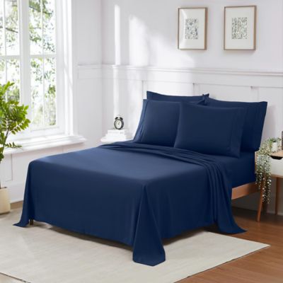 Sweet Home Collection 6 Piece Sheet Set, Ultra Soft 1800 Series, Double Brushed Microfiber, California King