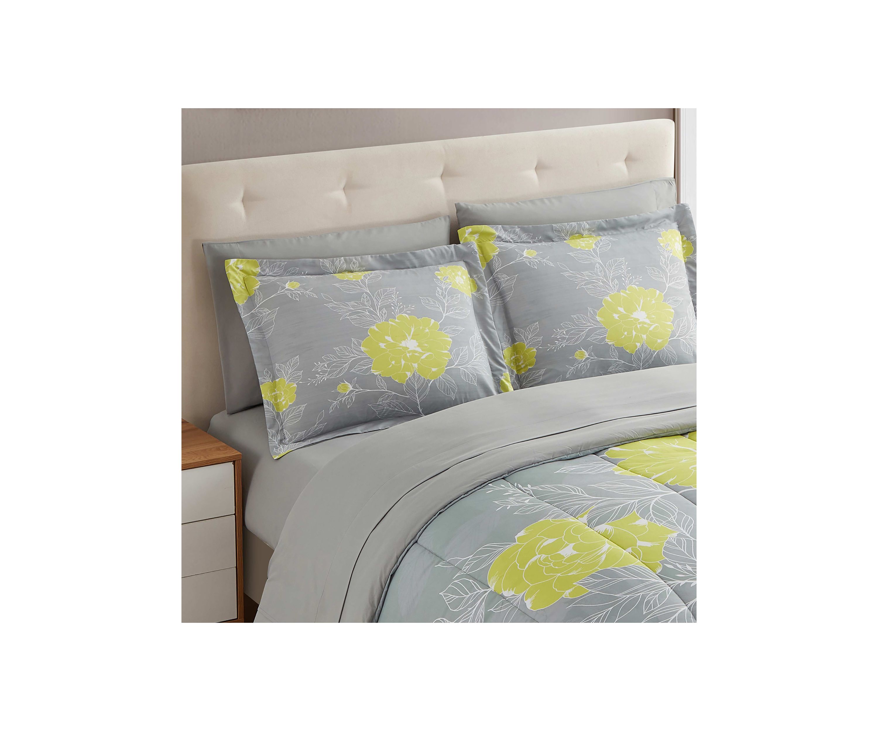 7 Piece Florence Bed in a Bag Comforter, Sham & Sheet Set