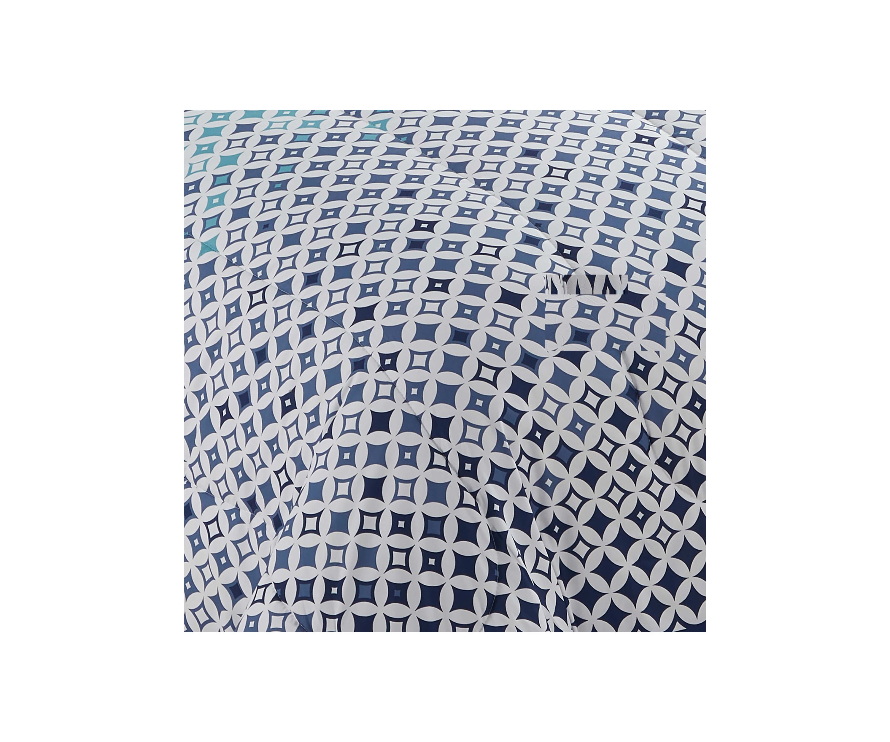 7 Piece Genova Bed in a Bag Comforter, Sham & Sheet Set