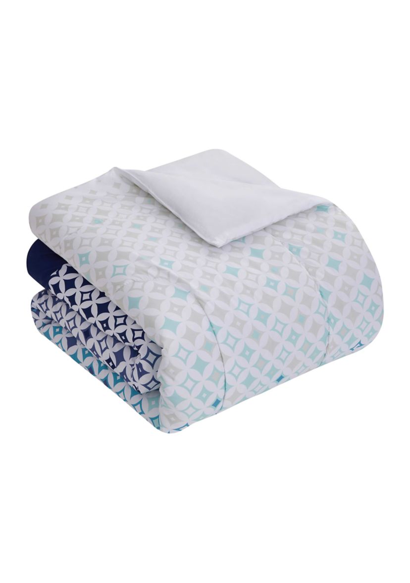 7 Piece Genova Bed in a Bag Comforter, Sham & Sheet Set