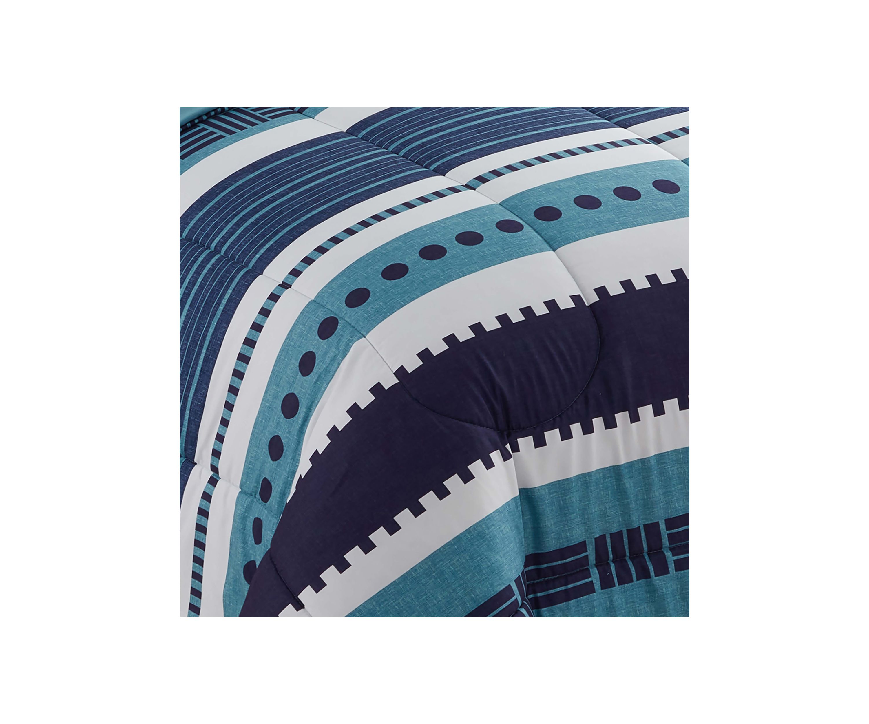 7 Piece Marino Bed in a Bag Comforter, Sham & Sheet Set