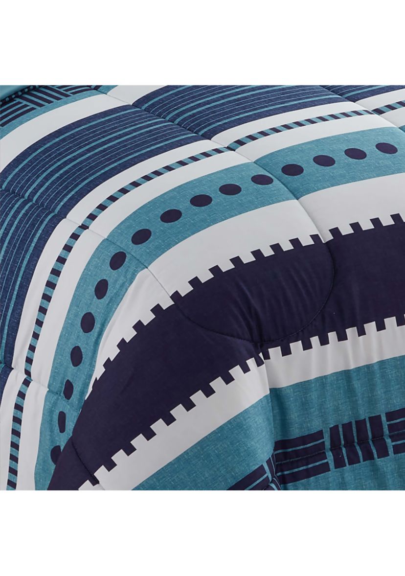 7 Piece Marino Bed in a Bag Comforter, Sham & Sheet Set