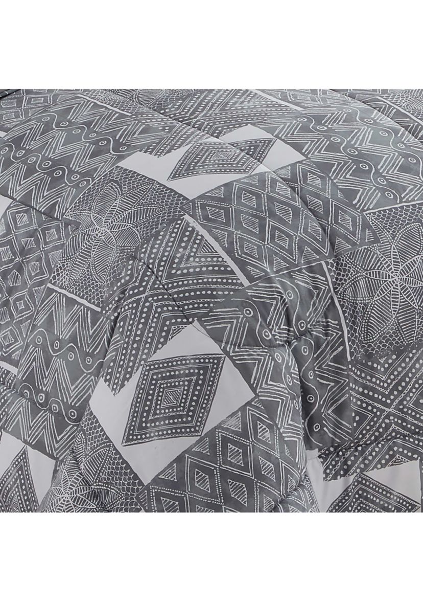 7 Piece Tulsa Bed in a Bag Comforter, Sham & Sheet Set