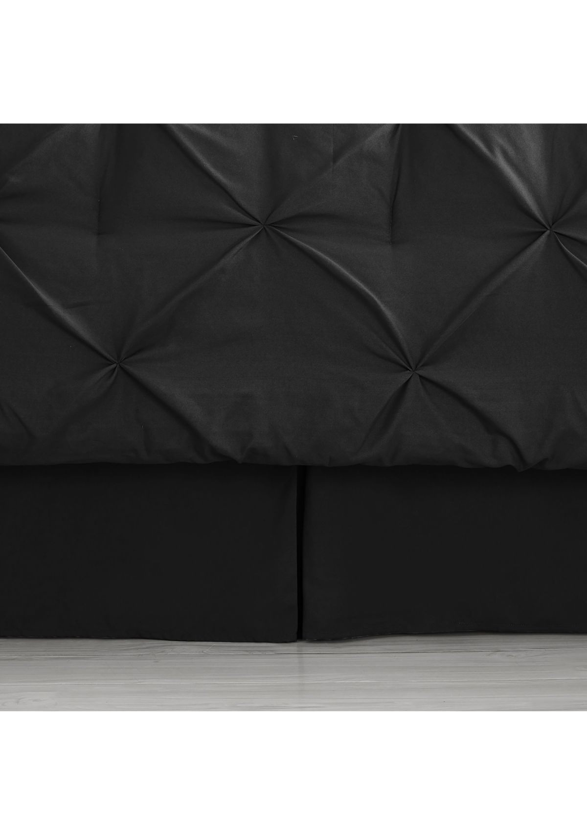 8 Piece Bed In A Bag Pintuck Comforter Sheet Bed Skirt Sham Set