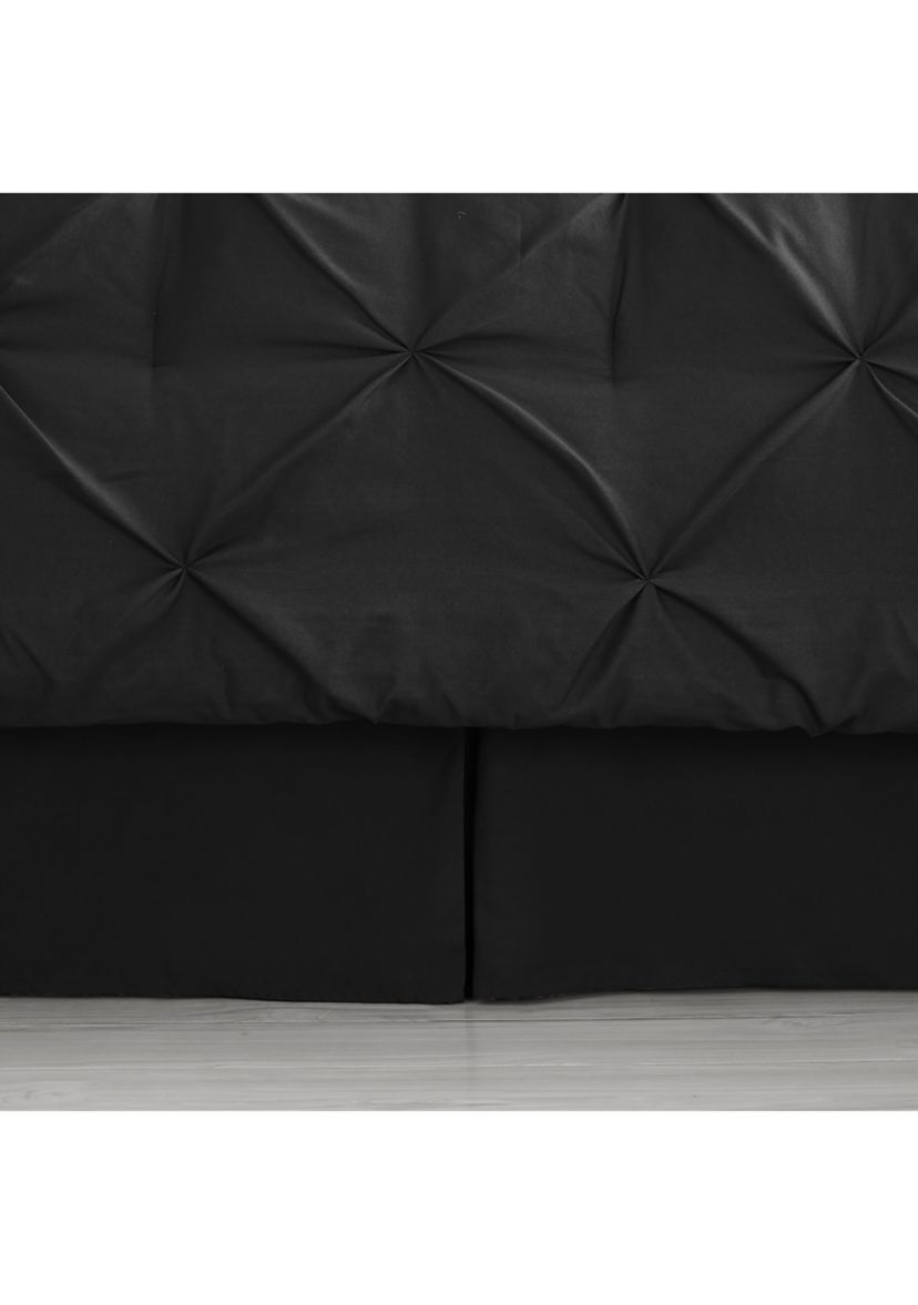8 Piece Bed In A Bag Pintuck Comforter Sheet Bed Skirt Sham Set