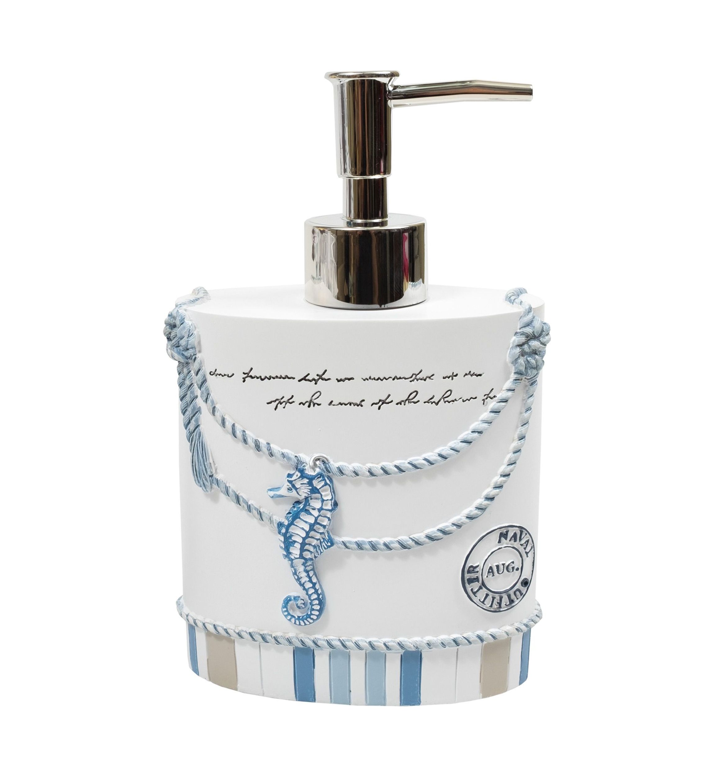 Beach Life Bath Accessory Collection 4 Piece Bathroom Set