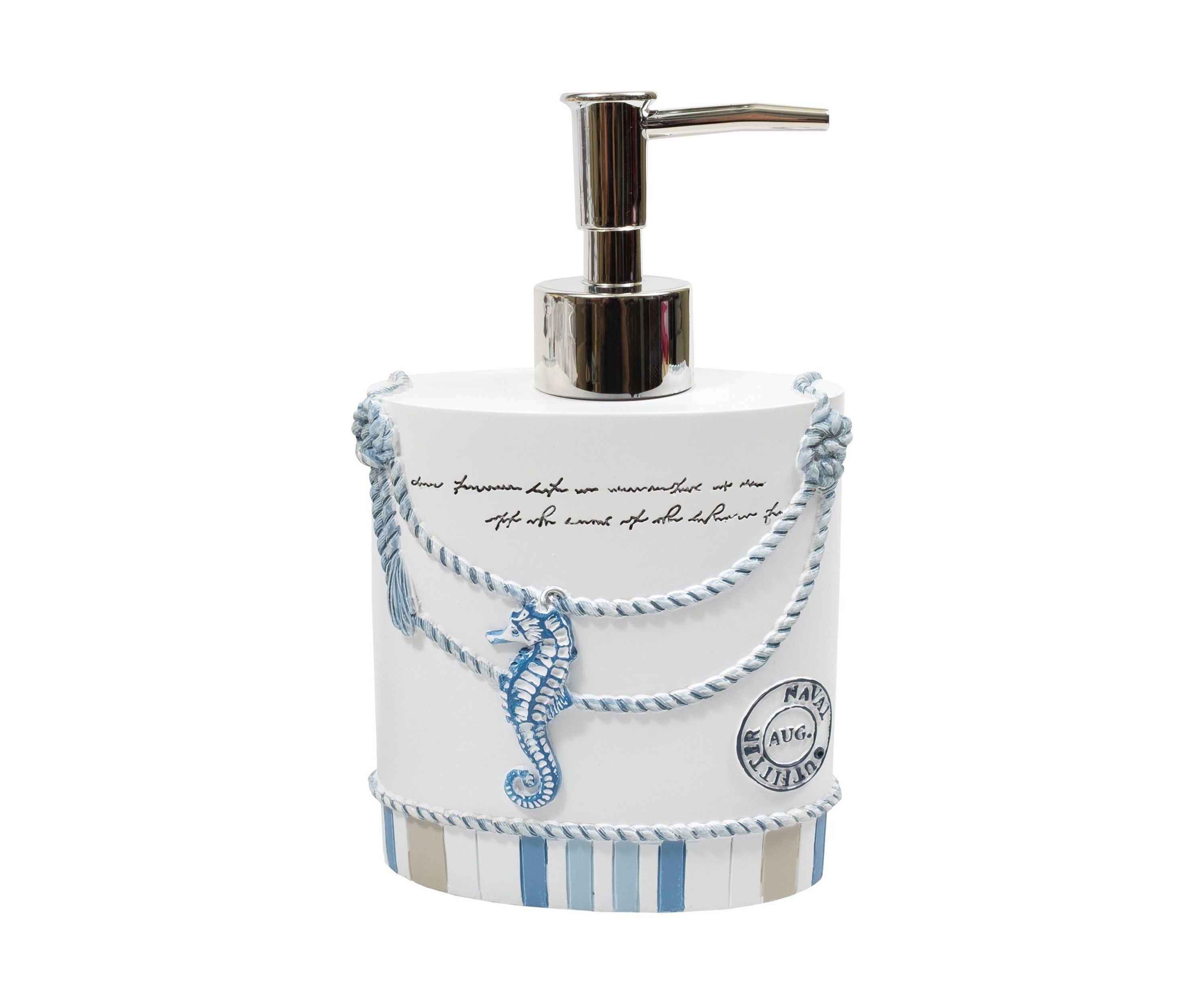 Beach Life Bath Accessory Collection 4 Piece Bathroom Set