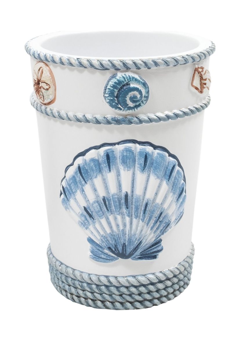 Beach Life Bath Accessory Collection 4 Piece Bathroom Set