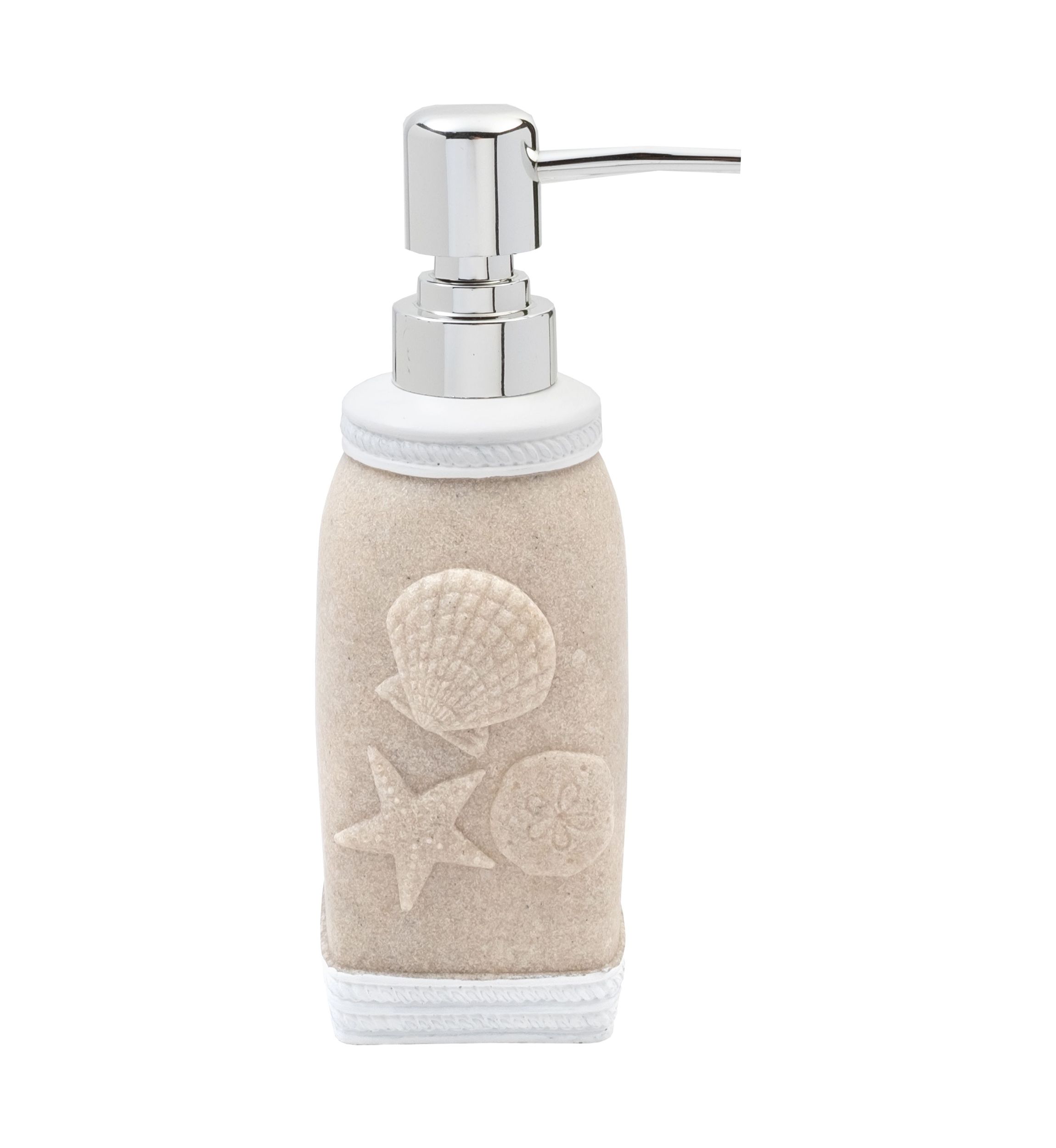 Coastal Shell Bath Accessory Collection Bathroom Lotion/Soap Pump