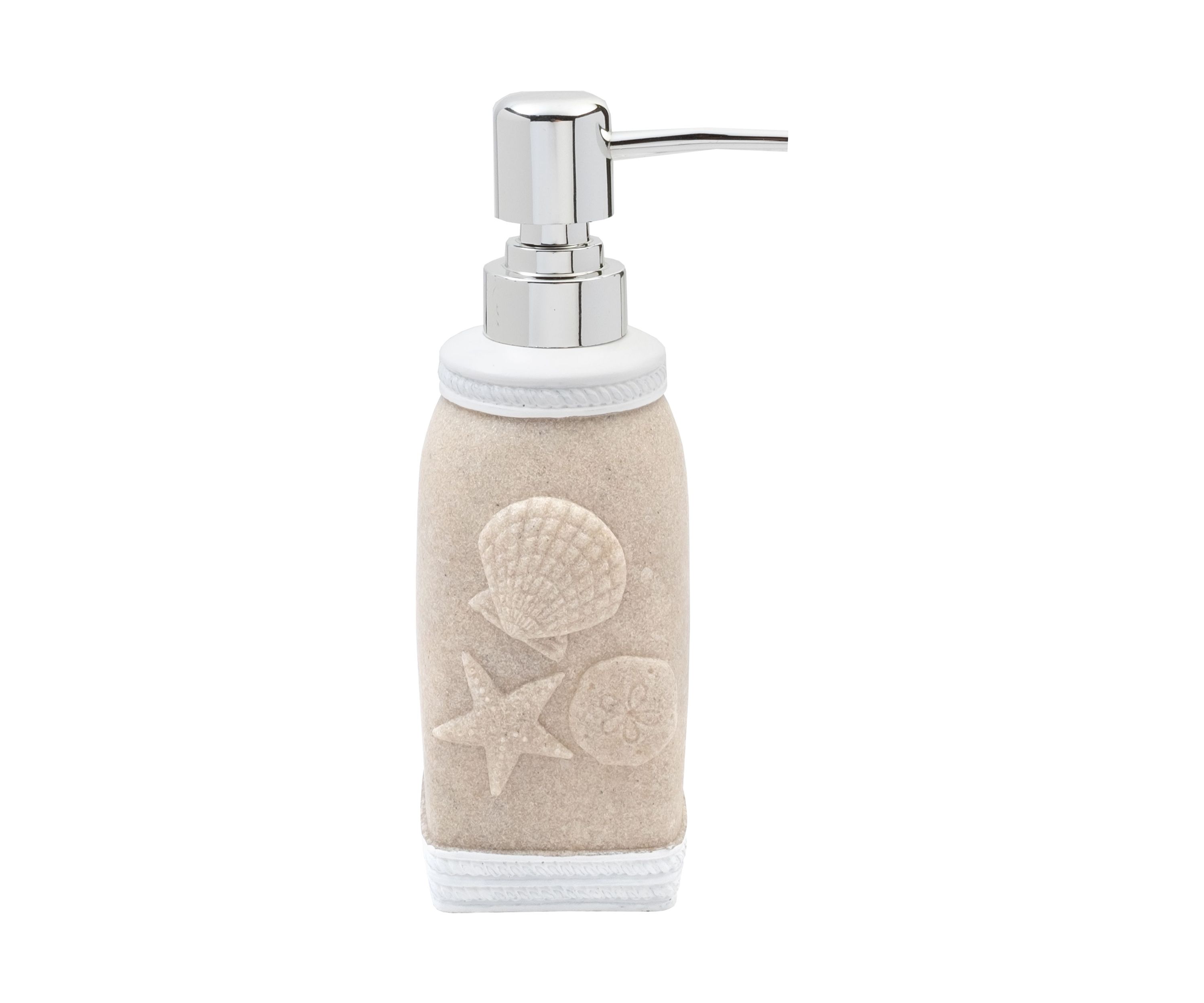 Coastal Shell Bath Accessory Collection Bathroom Lotion/Soap Pump