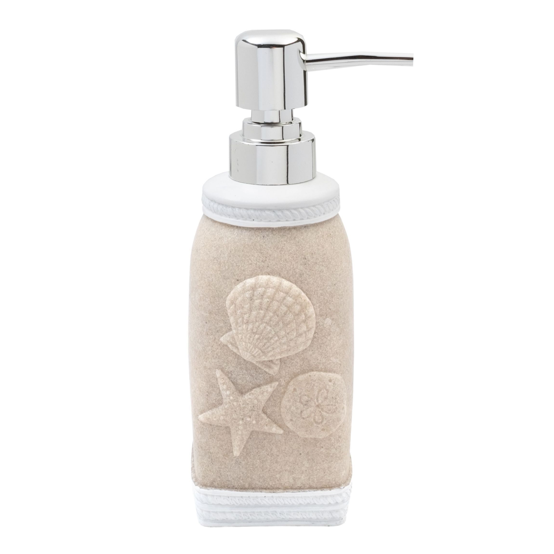 Coastal Shell Bath Accessory Collection Bathroom Lotion/Soap Pump