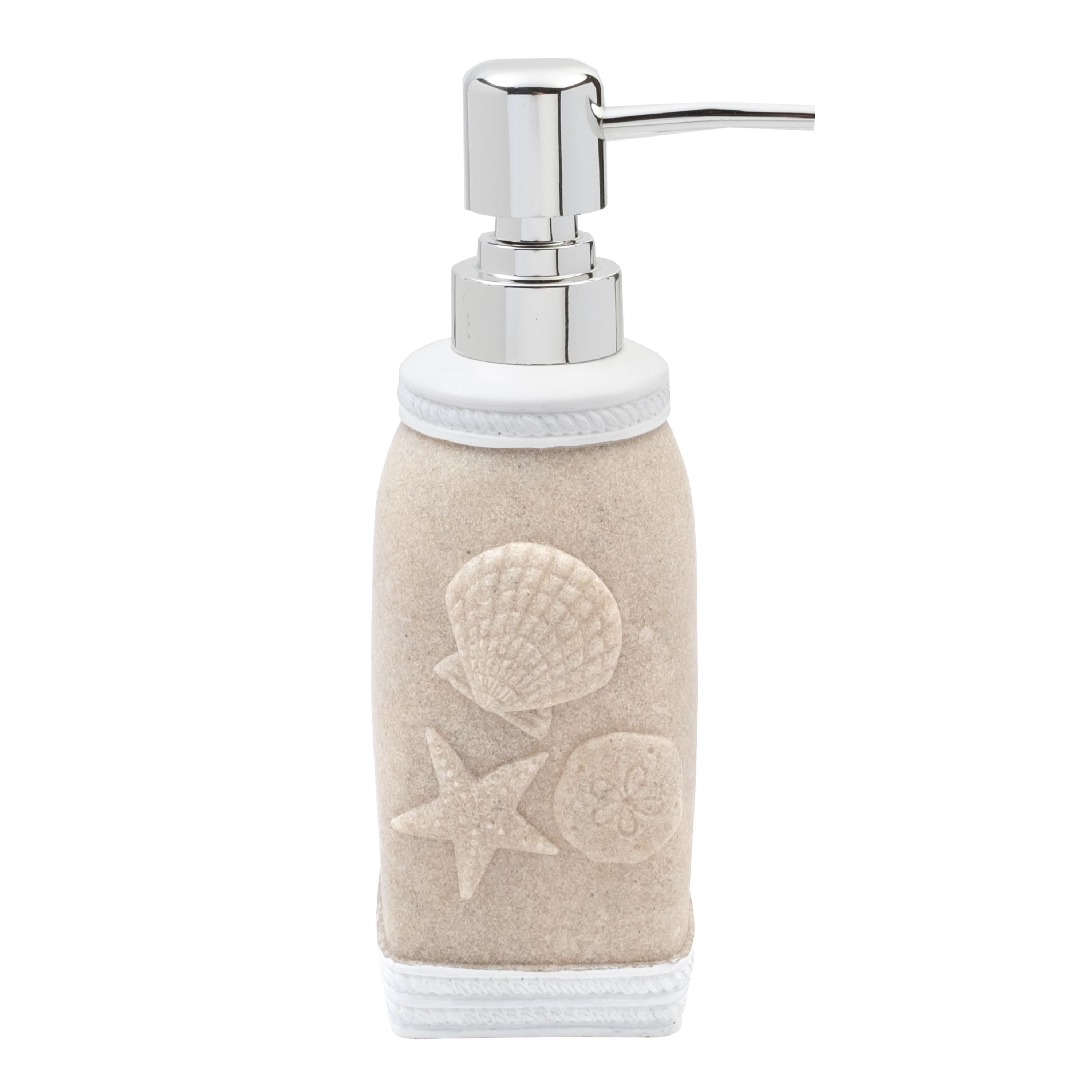 Coastal Shell Bath Accessory Collection Bathroom Lotion/Soap Pump