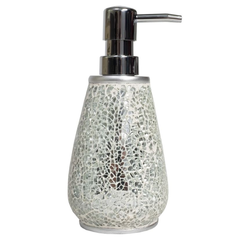 Glamour Bath Accessory Collection Poly Resin Bathroom Lotion/Soap Dispenser