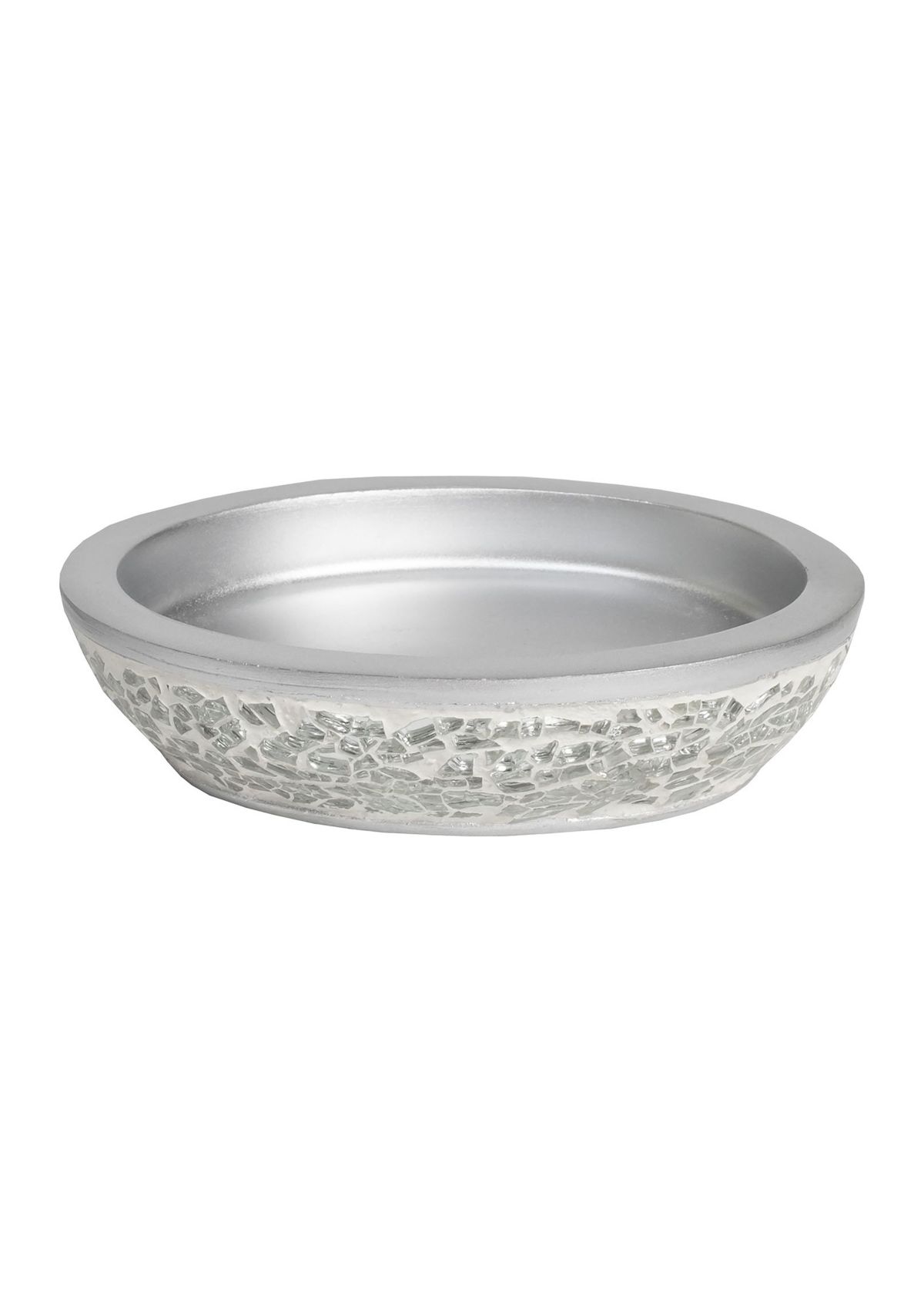 Glamour Bath Accessory Collection Poly Resin Bathroom Soap Dish