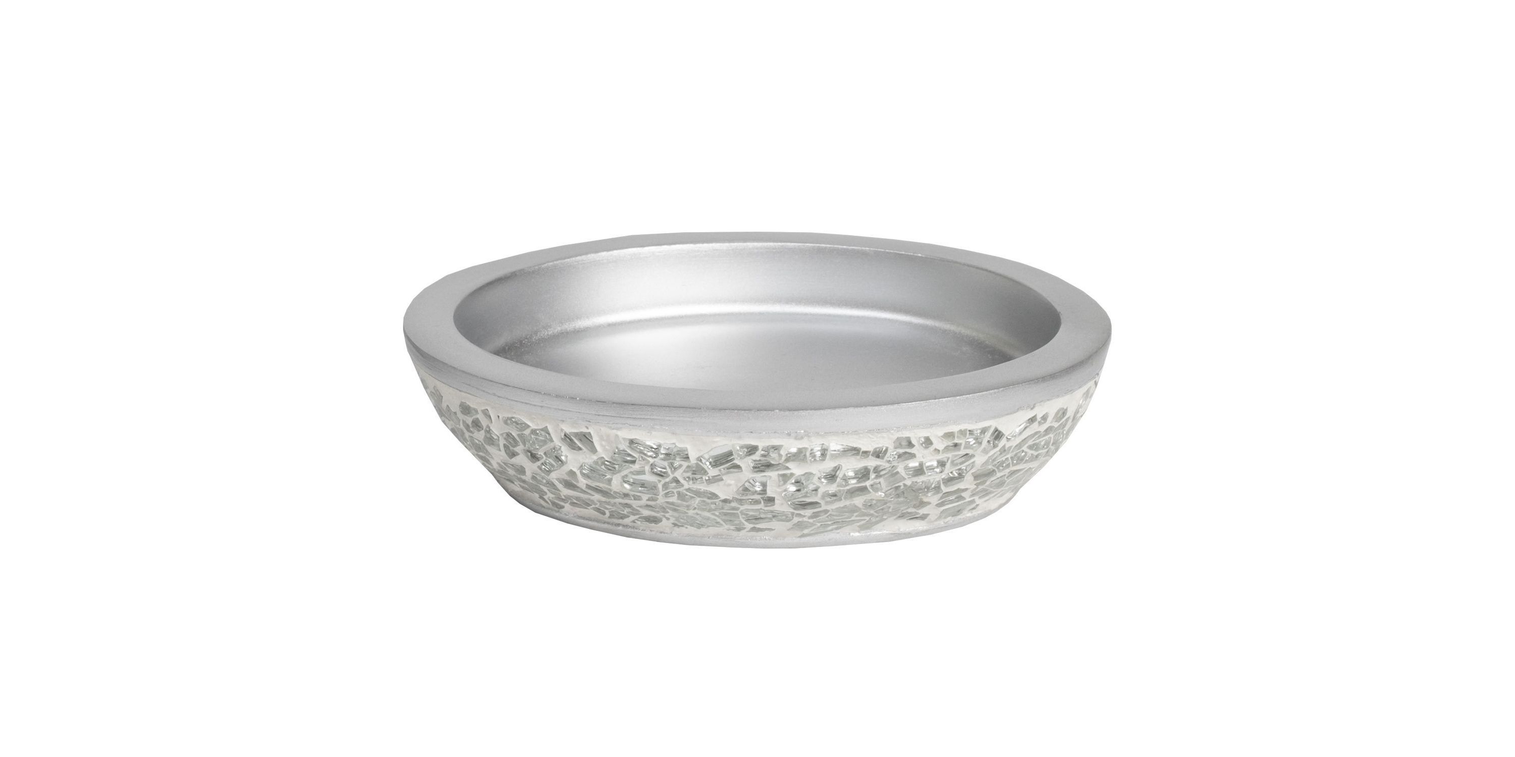Glamour Bath Accessory Collection Poly Resin Bathroom Soap Dish