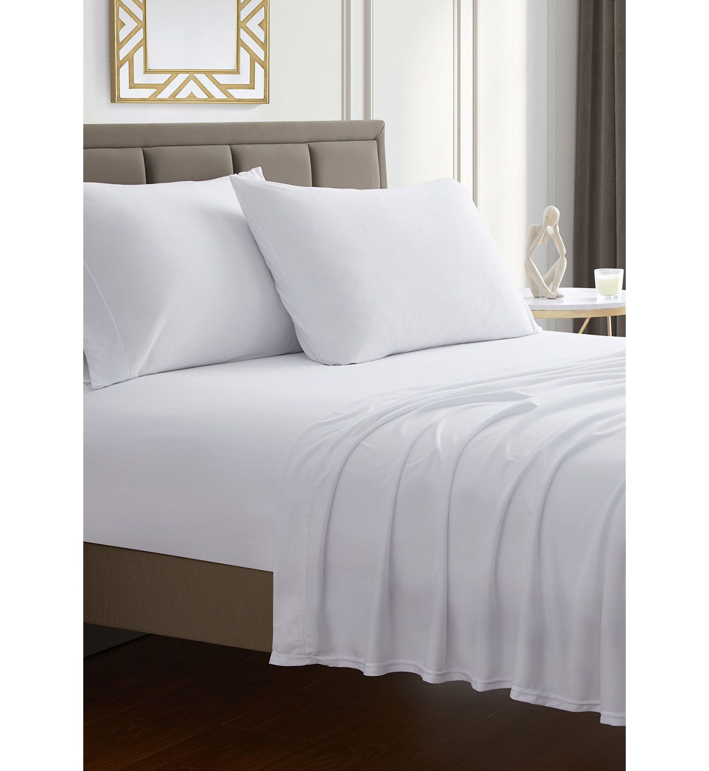 Jersey Knit Microfiber Sheet Set