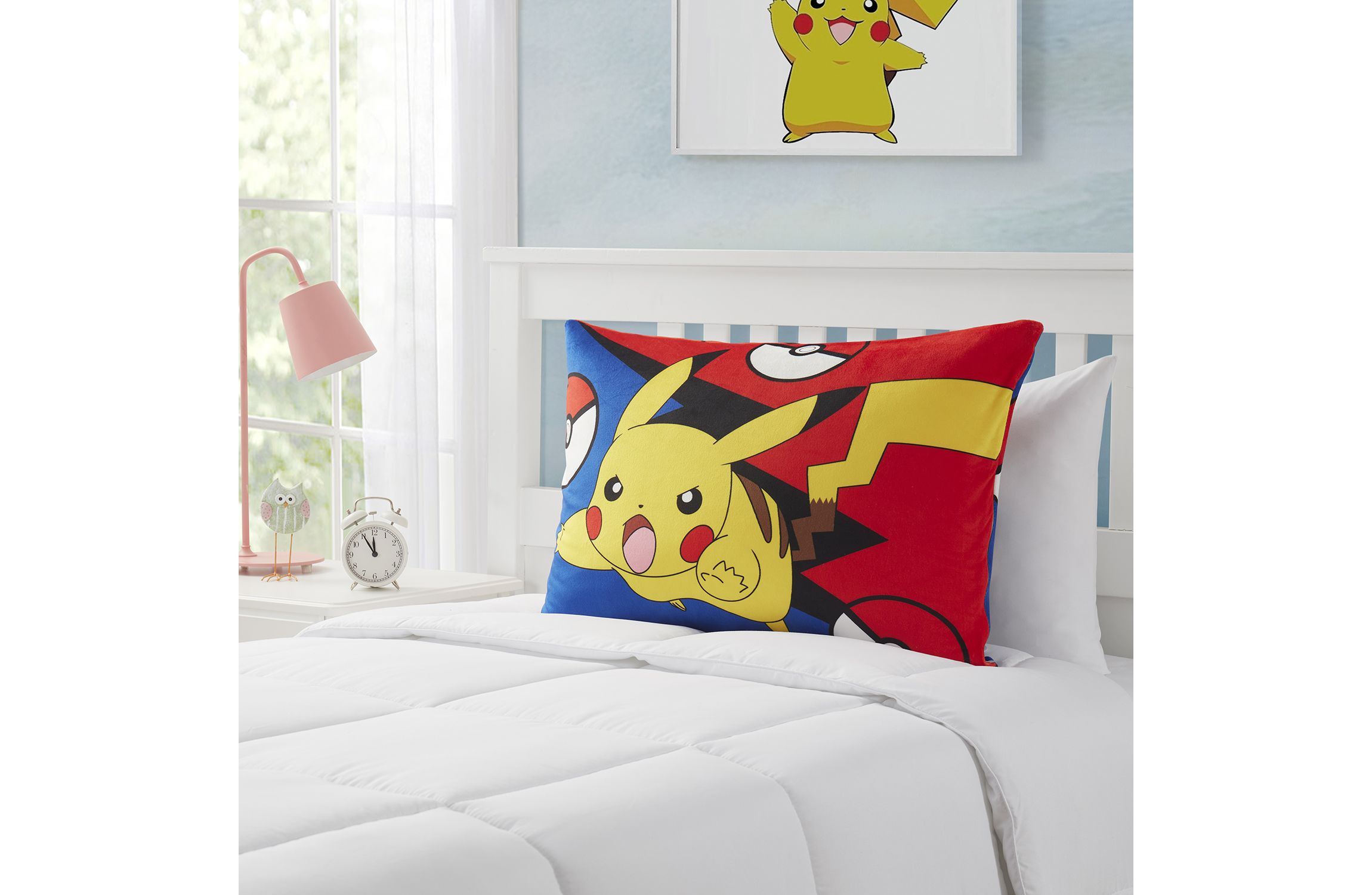 Pikachu Reversible 20" x 26" Bed Pillow