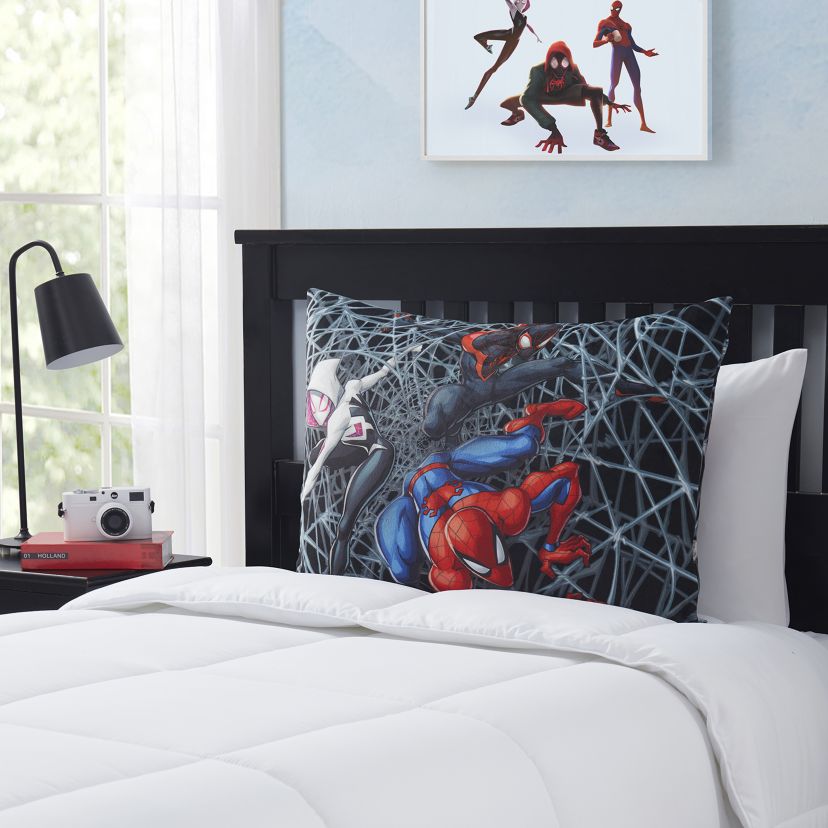 Spiderman Spidey Friends Reversible 20" x 26" Bed Pillow