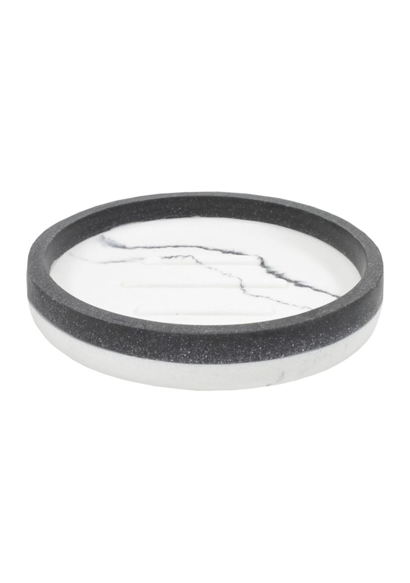 Marbleized Bath Accessory Collection 4 Piece Bathroom Set