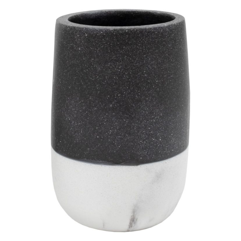 Marbleized Bath Accessory Collection Bathroom Tumbler