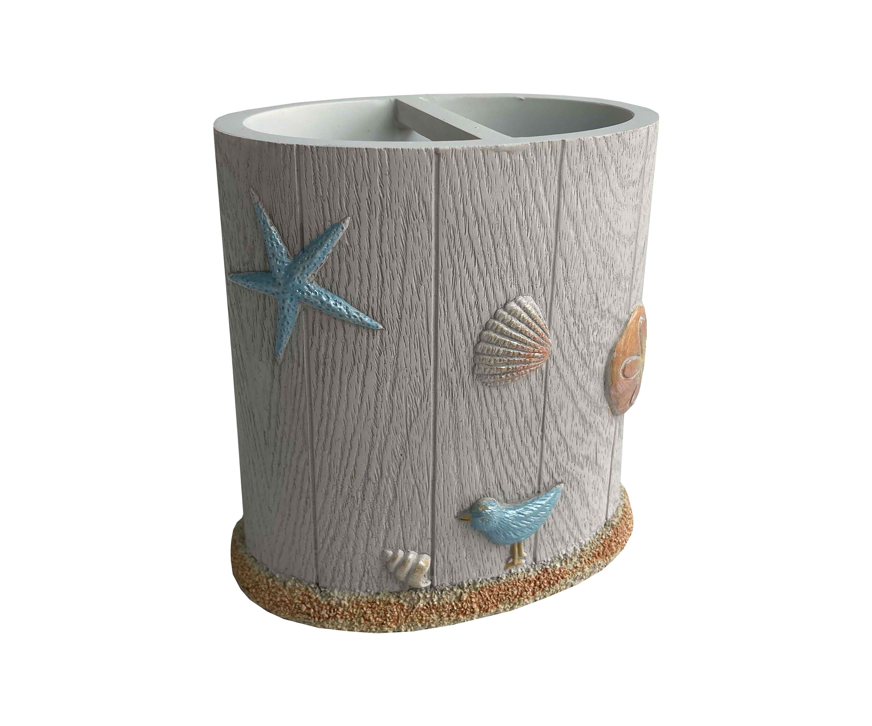 Ocean Star Bath Accessory Collection 4 Piece Bathroom Set