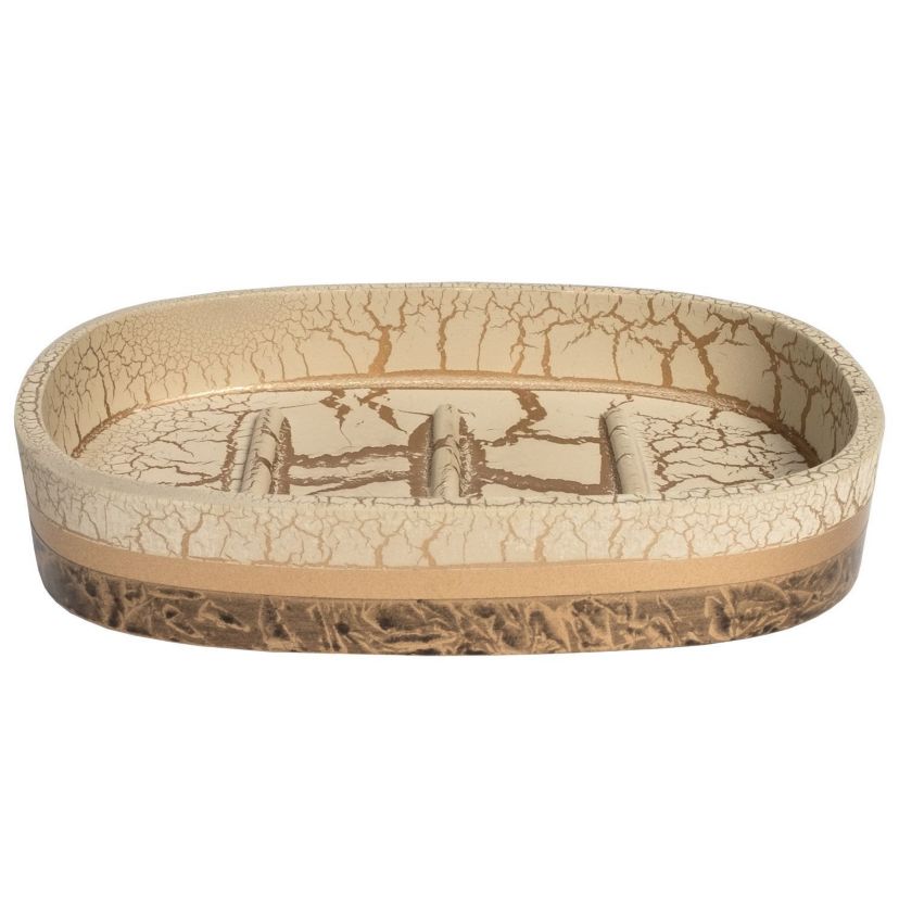 Parker Bath Accessory Collection Poly Resin Bathroom Soap Dish