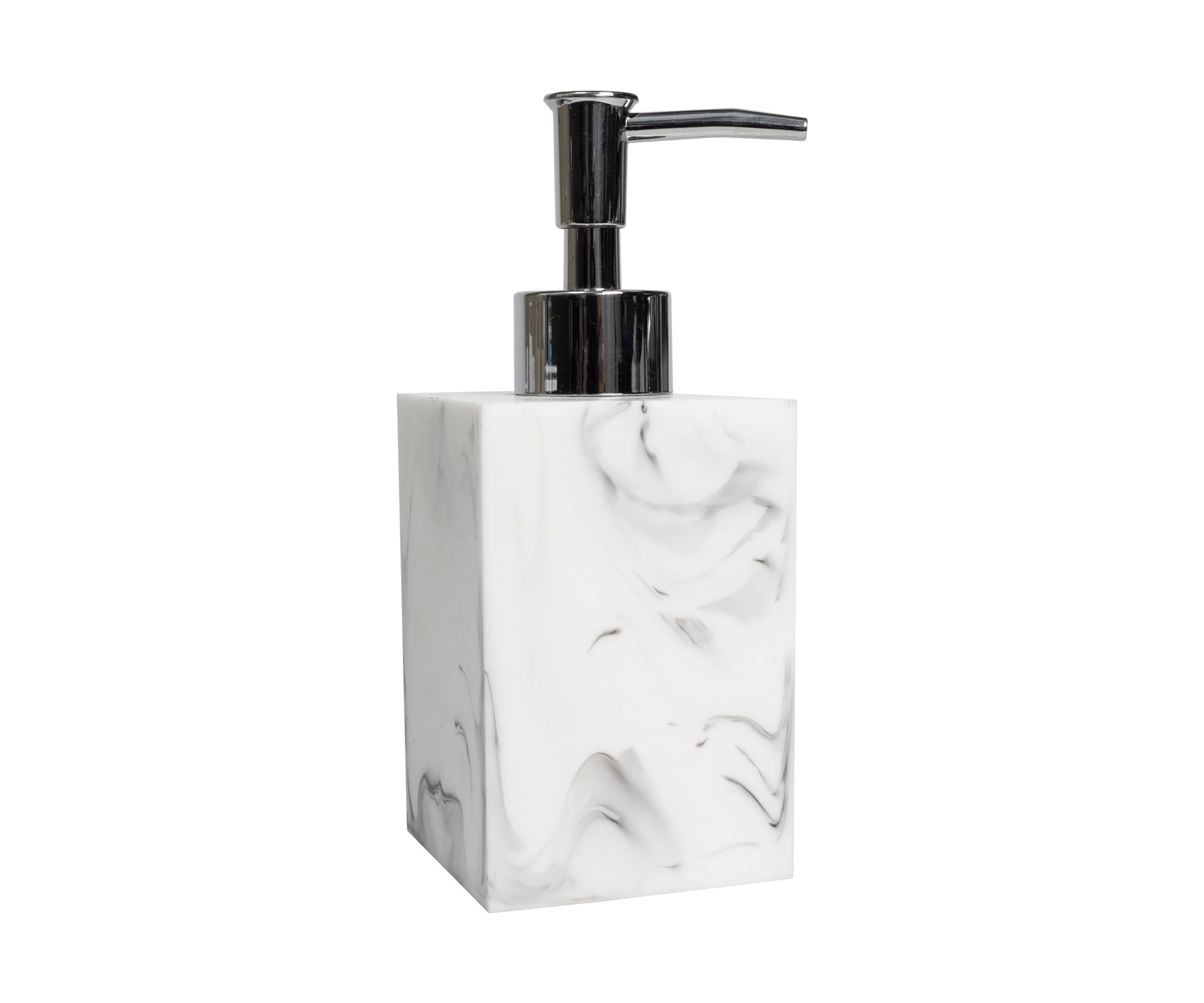 Plaza Poly Resin Bath Accessory Collection 4 Piece Bathroom Set