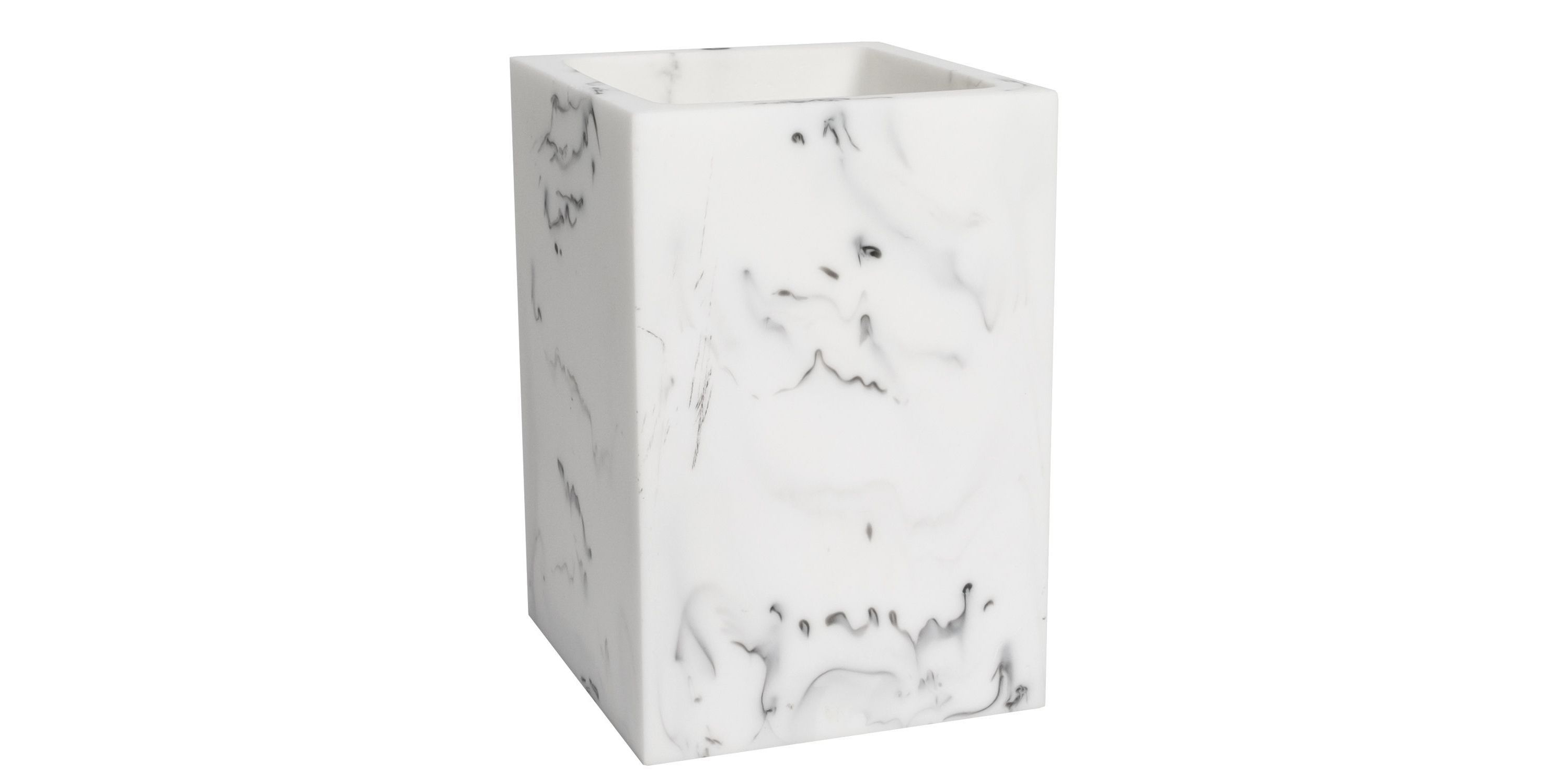 Plaza Bath Accessory Collection Poly Resin Bathroom Tumbler