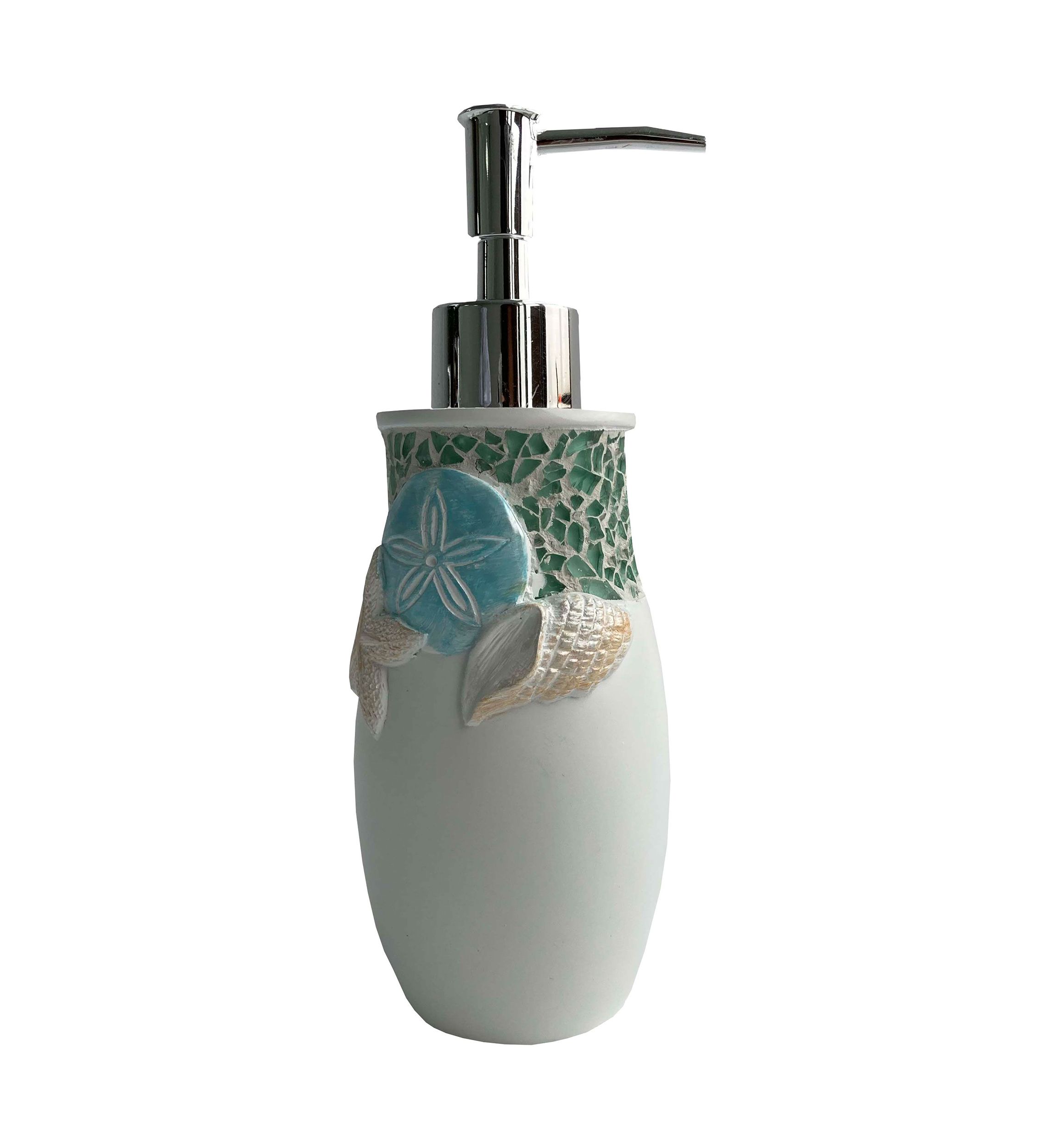 Seascape Bath Accessory Collection 4 Piece Bathroom Set