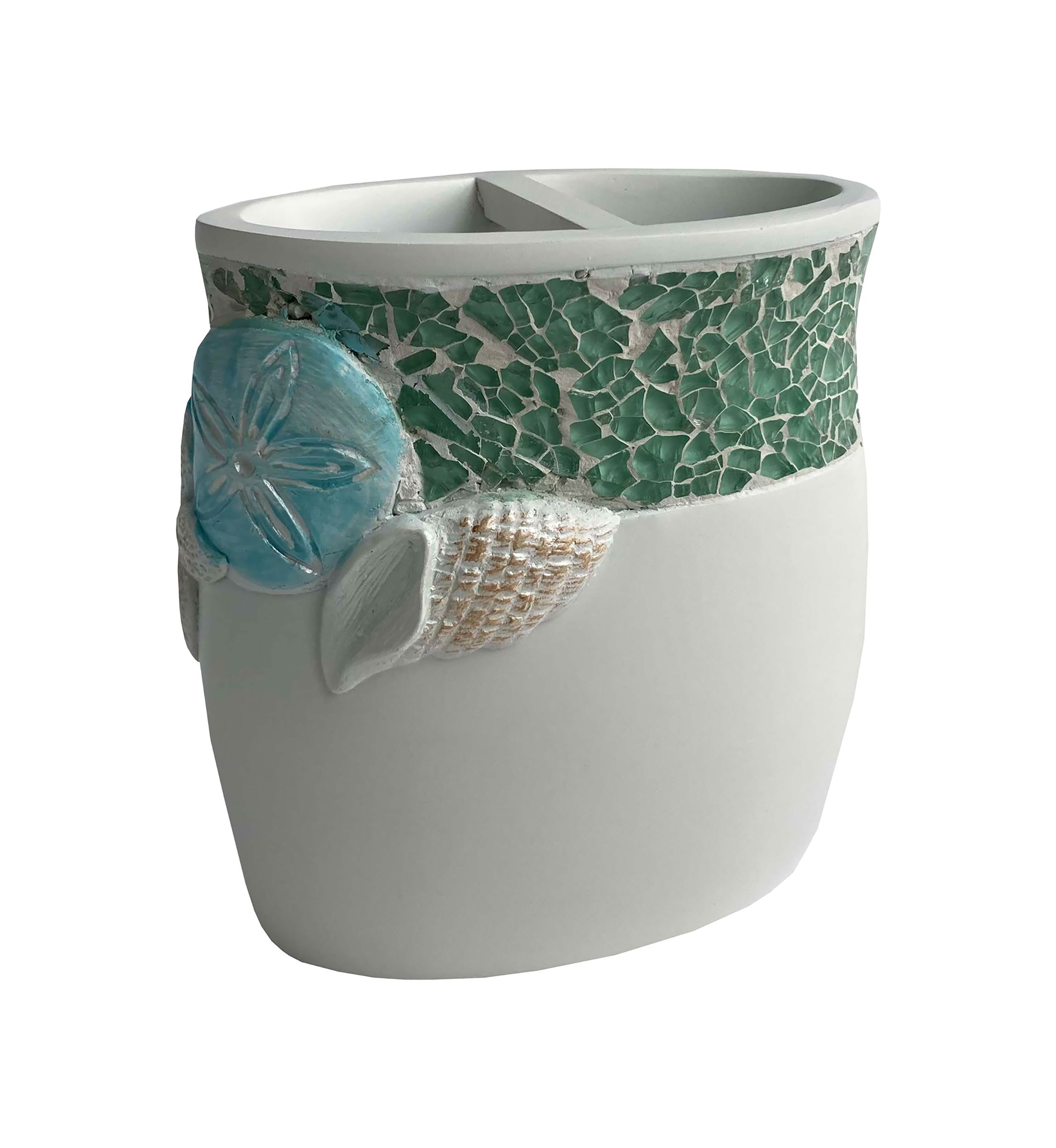 Seascape Bath Accessory Collection 4 Piece Bathroom Set