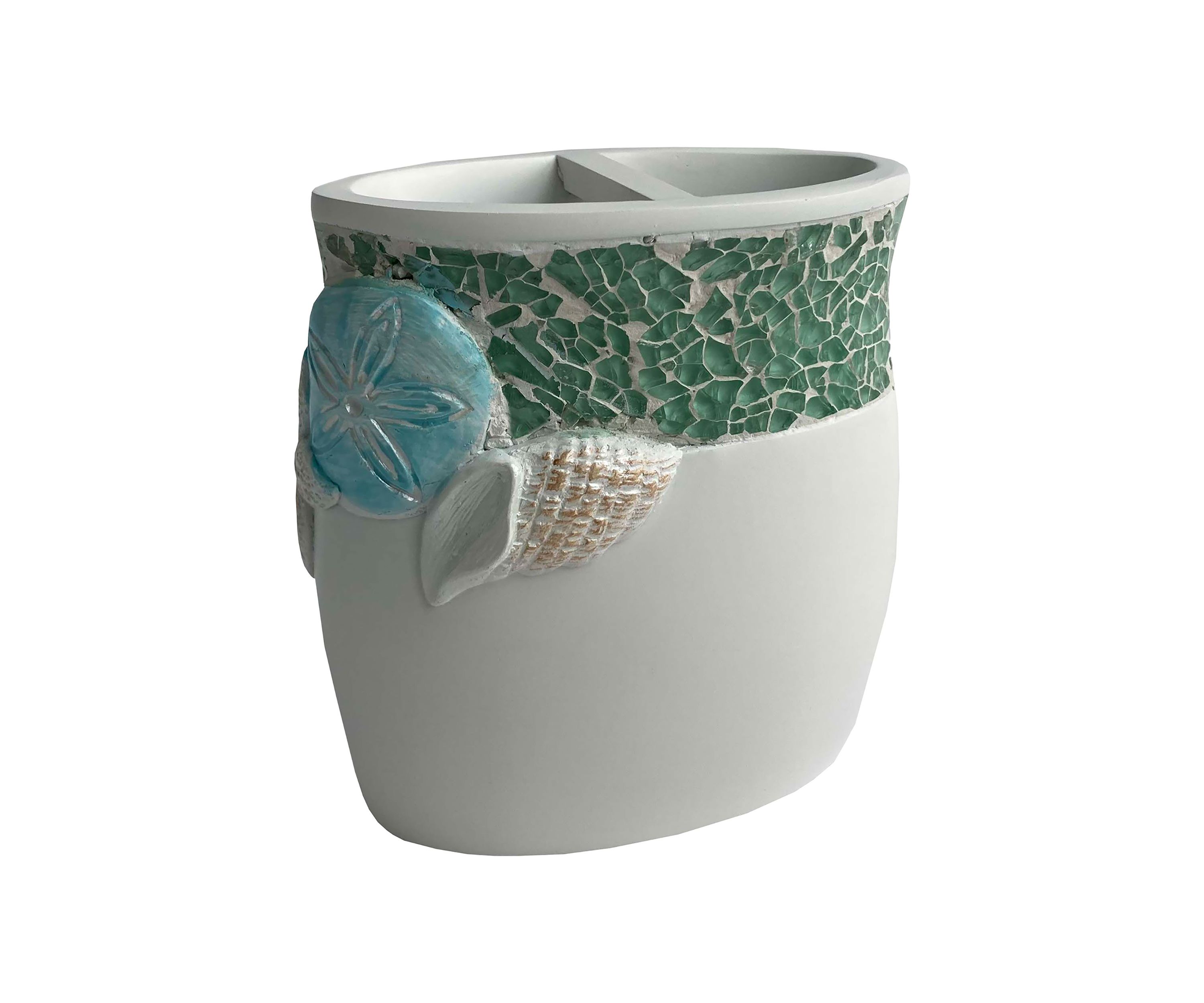 Seascape Bath Accessory Collection 4 Piece Bathroom Set