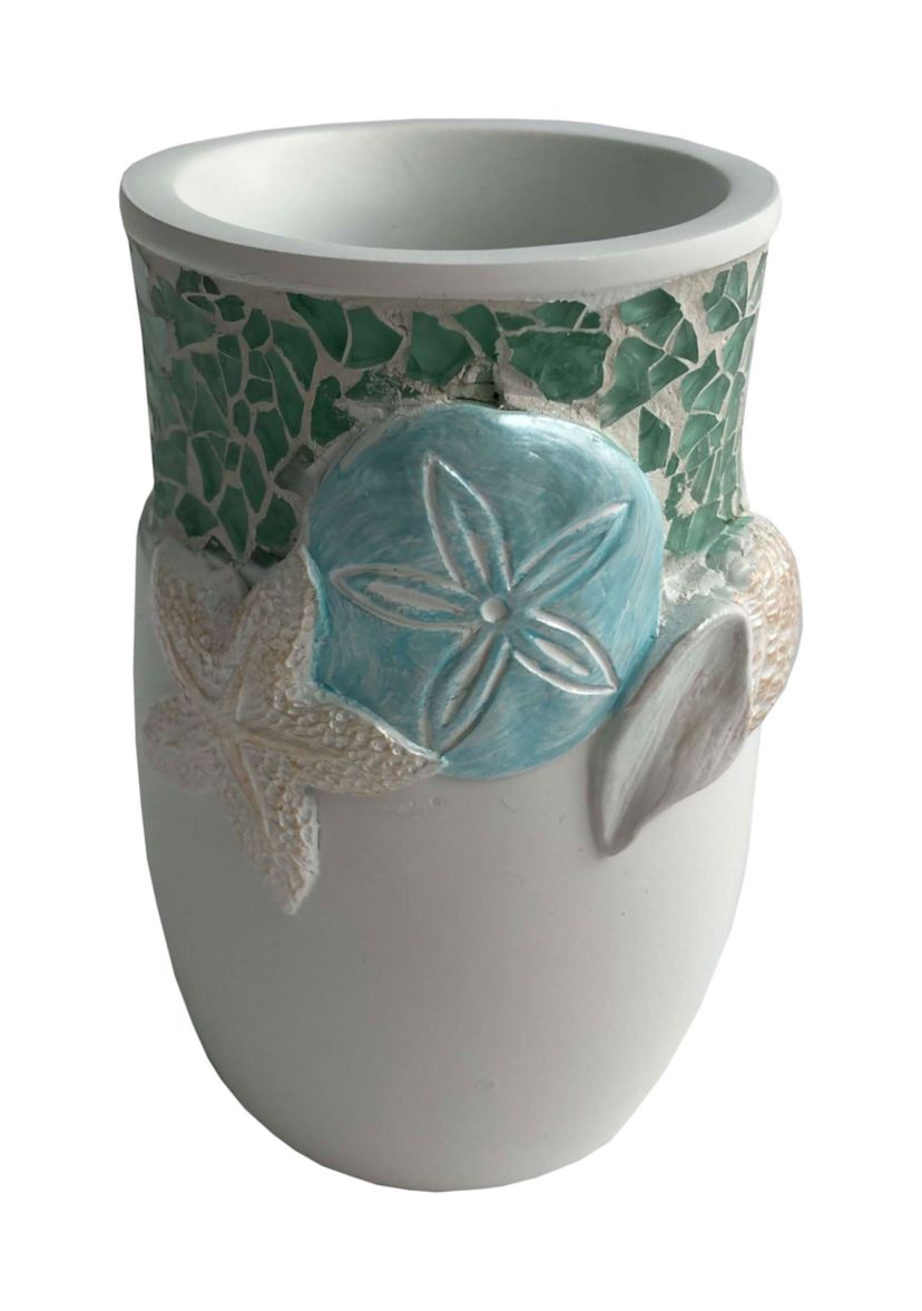 Seascape Bath Accessory Collection 4 Piece Bathroom Set